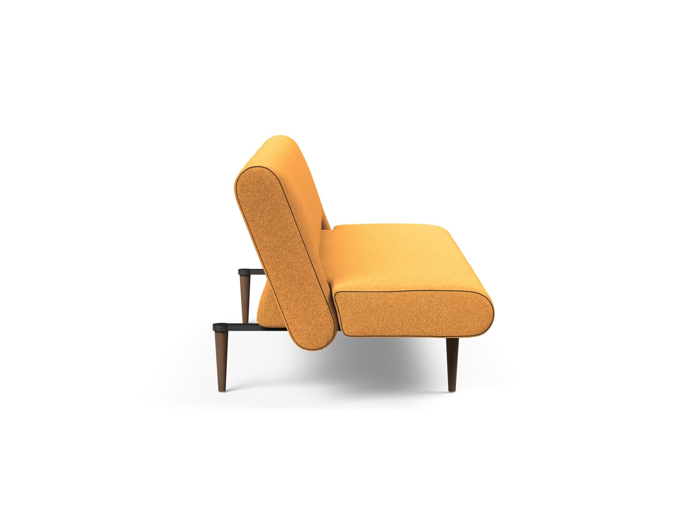 Das Unfurl Sofabett 120 von Innovation Living vereint modernes Design mit Funktionalität, perfekt für platzsparende Lösungen und Gästeübernachtungen.