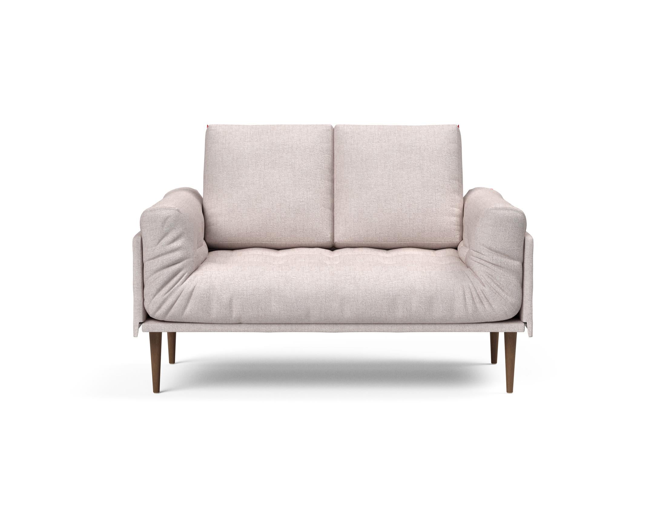Entdecken Sie das Rollo Styletto Klappsofa 80 – ein elegantes, multifunktionales Sofa, das perfekten Komfort für kleine Wohnräume bietet.