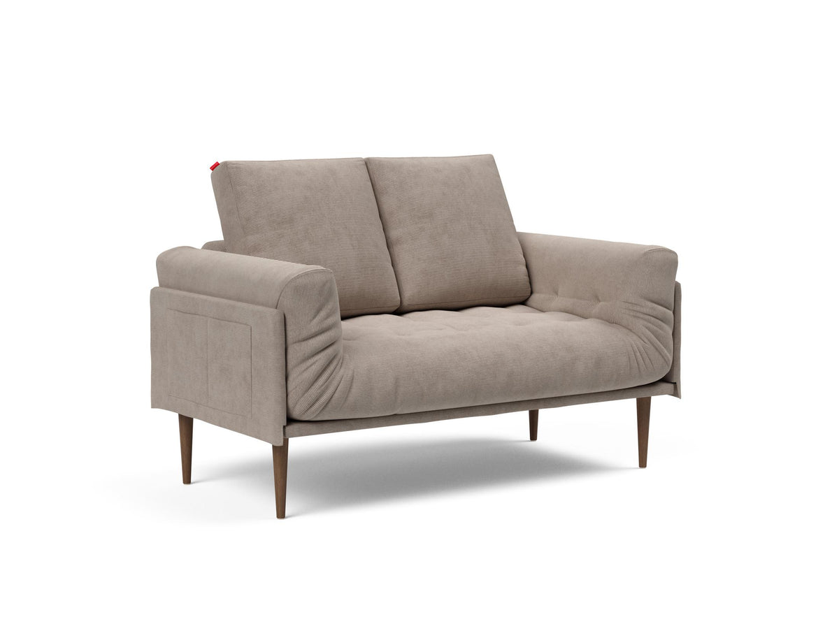 Rollo Styletto Klappsofa 80 mit Gestellbezug Classic in 318 Cordufine Beige präsentiert im Onlineshop von KAQTU Design AG. Bettsofa ist von Innovation Living