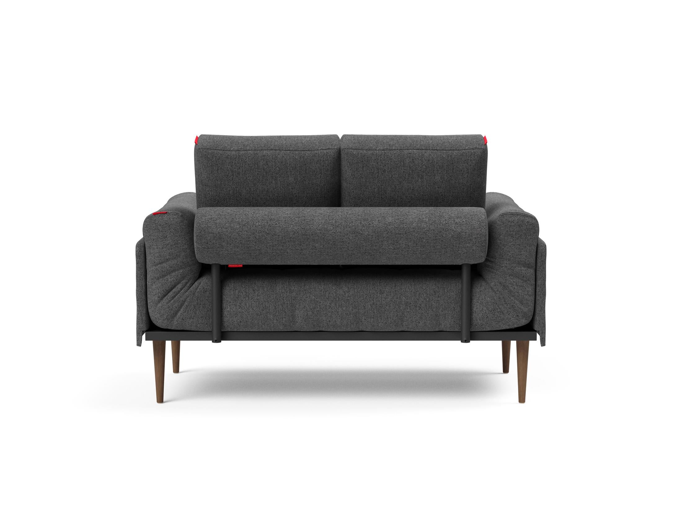Entdecken Sie das Rollo Styletto Klappsofa 80 von Innovation Living – stilvolles Design trifft auf flexible Nutzung als Bettsofa.