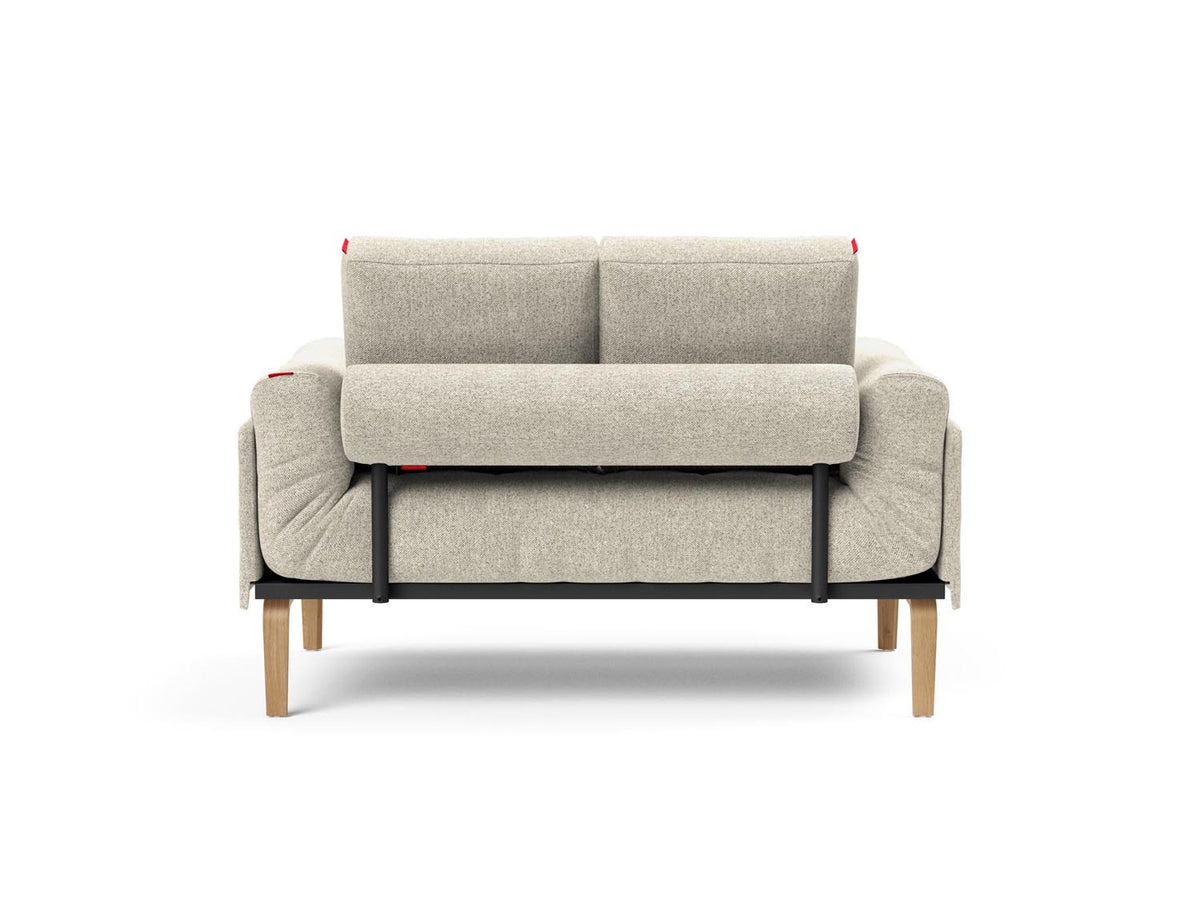 Rollo Bow Klappsofa 80 mit Gestellbezug Classic in 357 Taura Off White präsentiert im Onlineshop von KAQTU Design AG. Bettsofa ist von Innovation Living