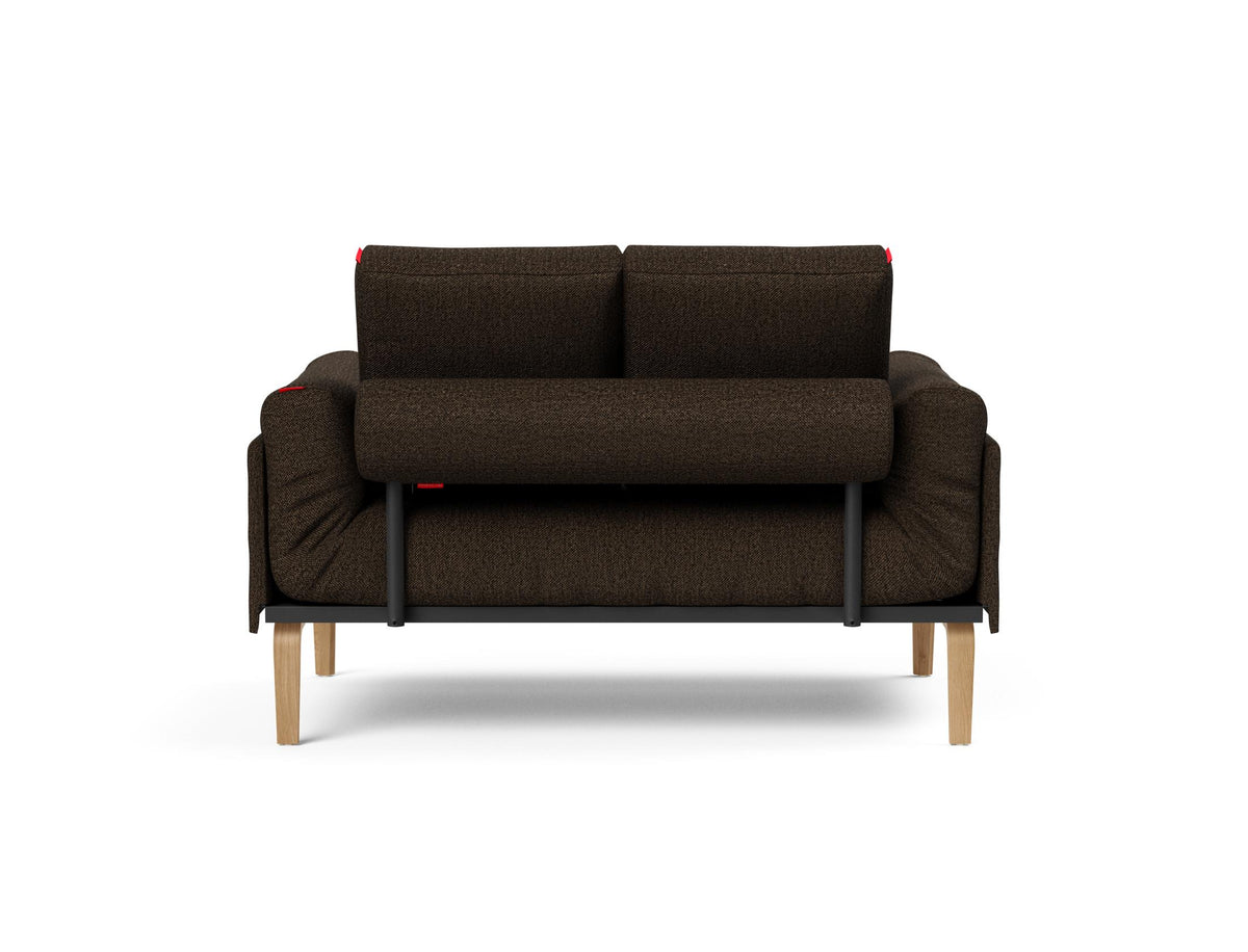 Rollo Bow Klappsofa 80 mit Gestellbezug Classic in 358 Taura Chocco präsentiert im Onlineshop von KAQTU Design AG. Bettsofa ist von Innovation Living