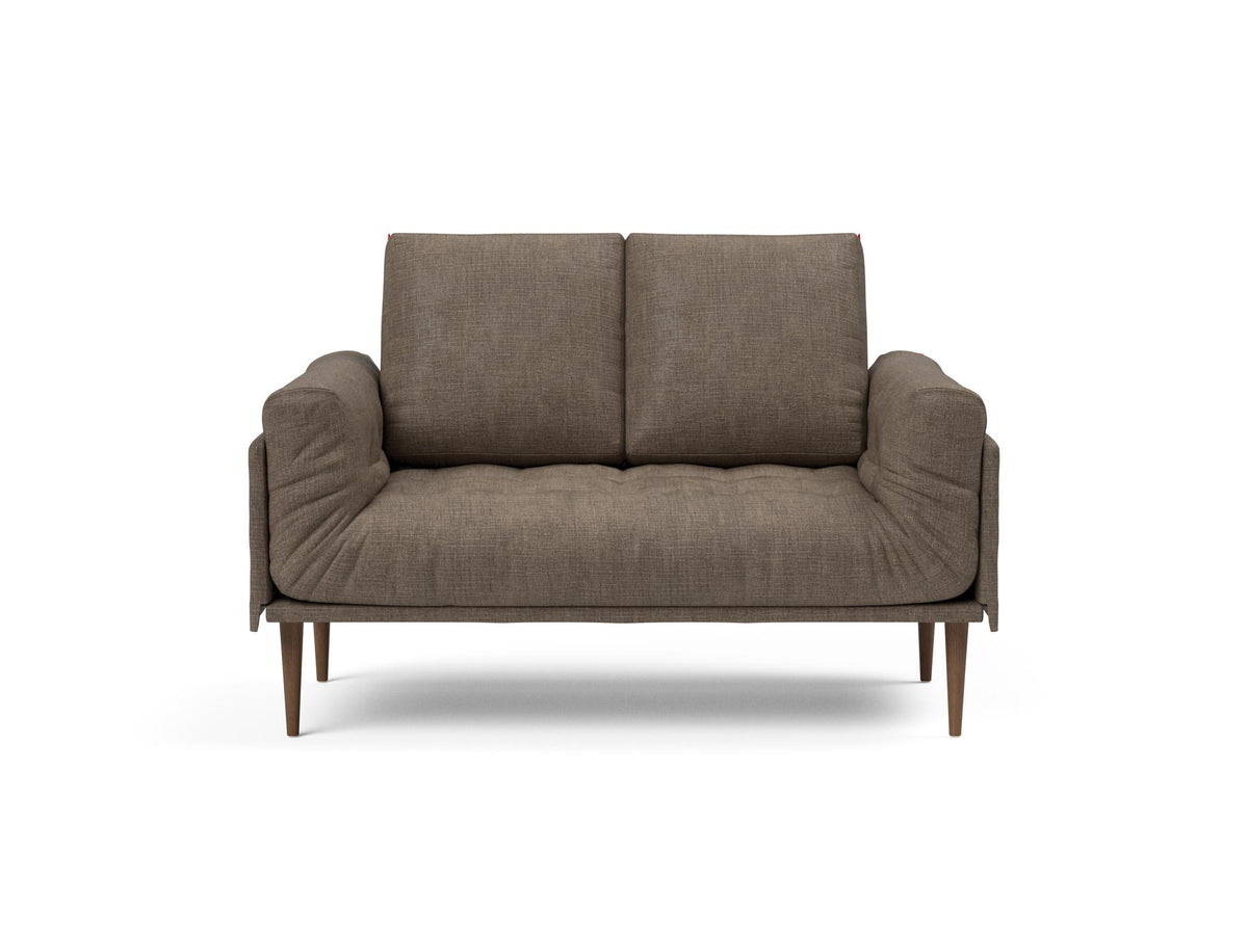 Rollo Styletto Klappsofa 80 mit Gestellbezug Classic in 411 Esina Cedar Brown präsentiert im Onlineshop von KAQTU Design AG. Bettsofa ist von Innovation Living