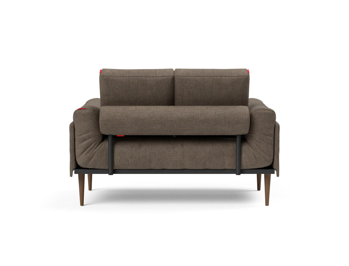 Rollo Styletto Klappsofa 80 mit Gestellbezug Classic in 411 Esina Cedar Brown präsentiert im Onlineshop von KAQTU Design AG. Bettsofa ist von Innovation Living