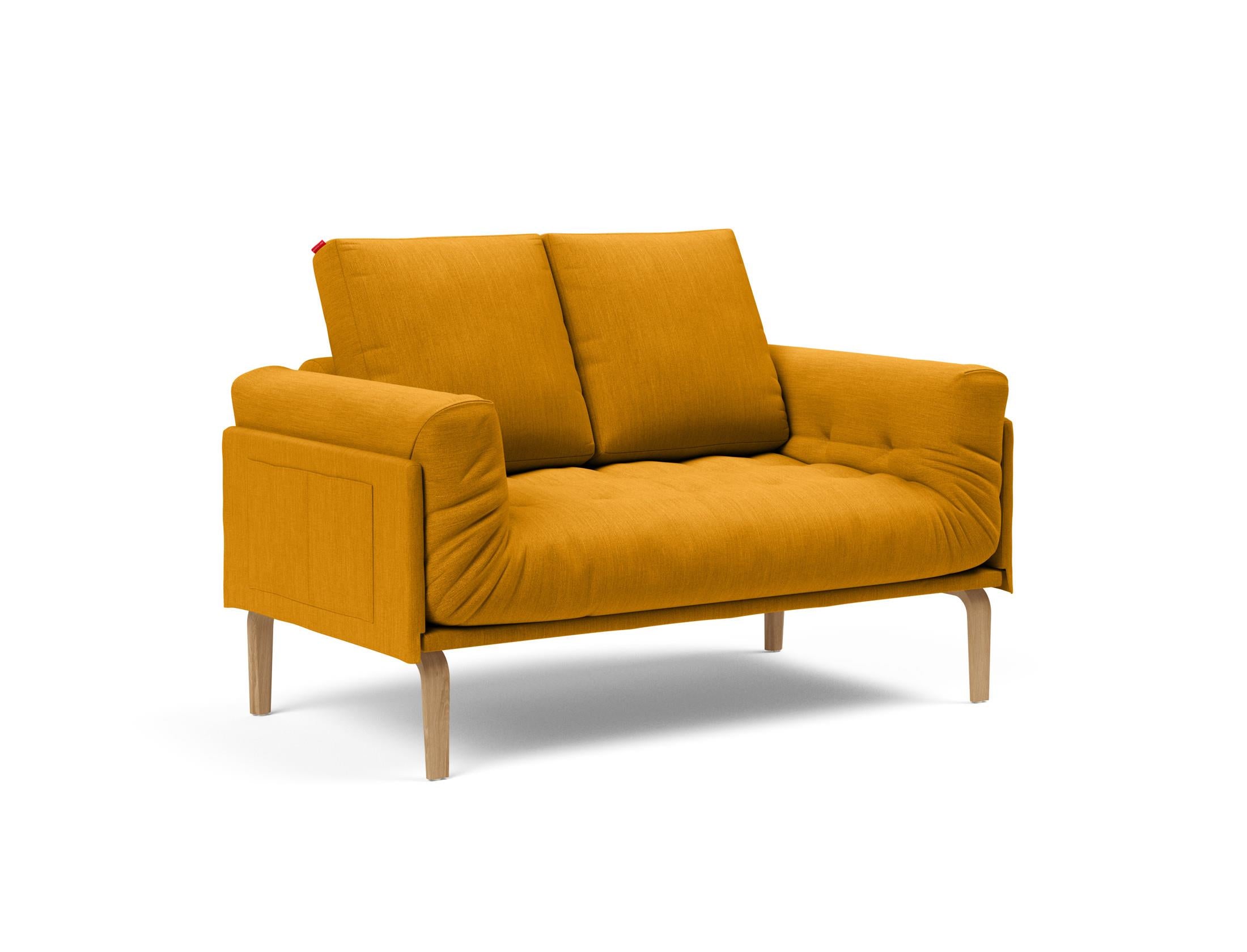 Entdecken Sie das Rollo Bow Klappsofa 80 von Innovation Living – ein flexibles Tagesbett, das modernes Design und höchsten Komfort für kleine Räume bietet.