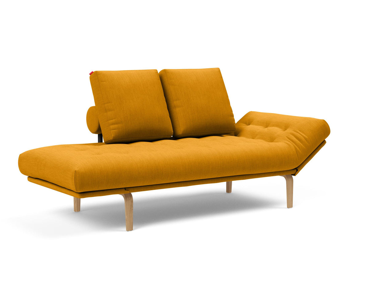 Rollo Bow Klappsofa 80 mit Gestellbezug Classic in 507 Elegance Burned Curry präsentiert im Onlineshop von KAQTU Design AG. Bettsofa ist von Innovation Living
