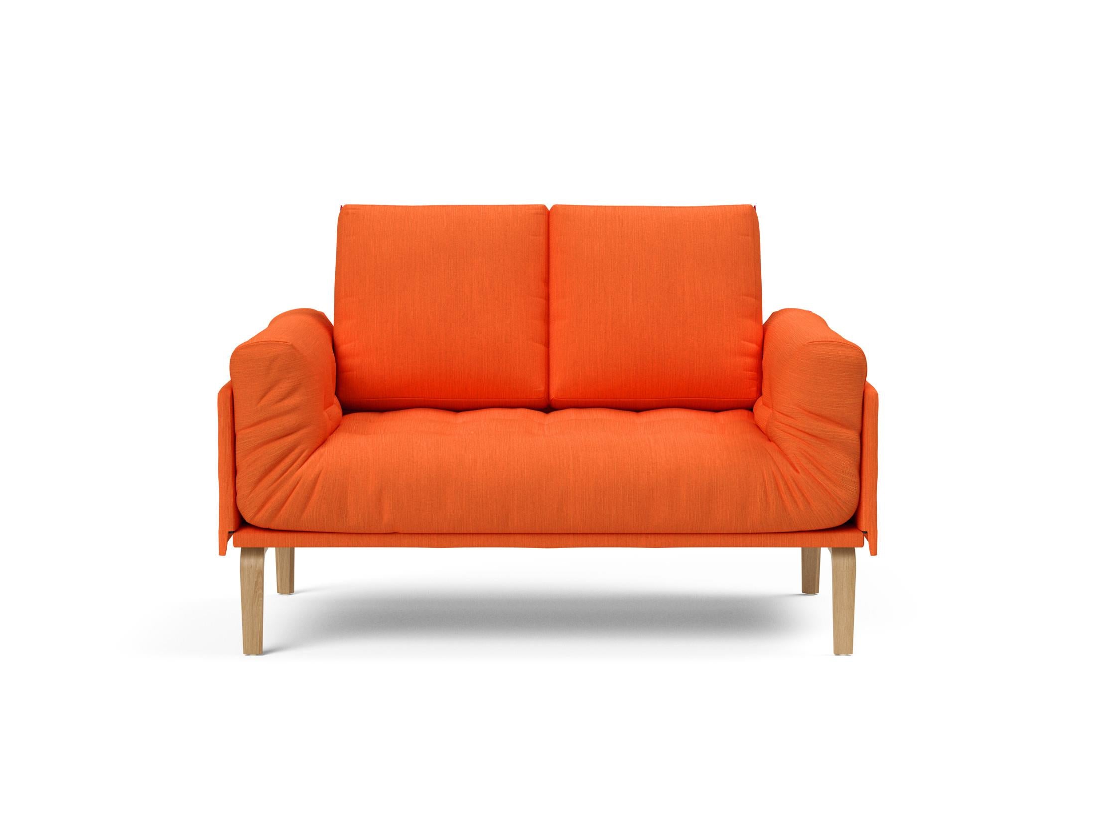 Erleben Sie das Rollo Bow Klappsofa 80 von Innovation Living – ein stilvolles Tagesbett, das Komfort und Funktionalität für kompakte Wohnräume vereint.