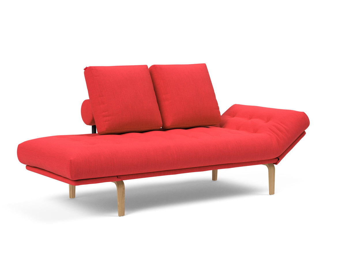 Rollo Bow Klappsofa 80 mit Gestellbezug Classic in 511 Elegance Red präsentiert im Onlineshop von KAQTU Design AG. Bettsofa ist von Innovation Living