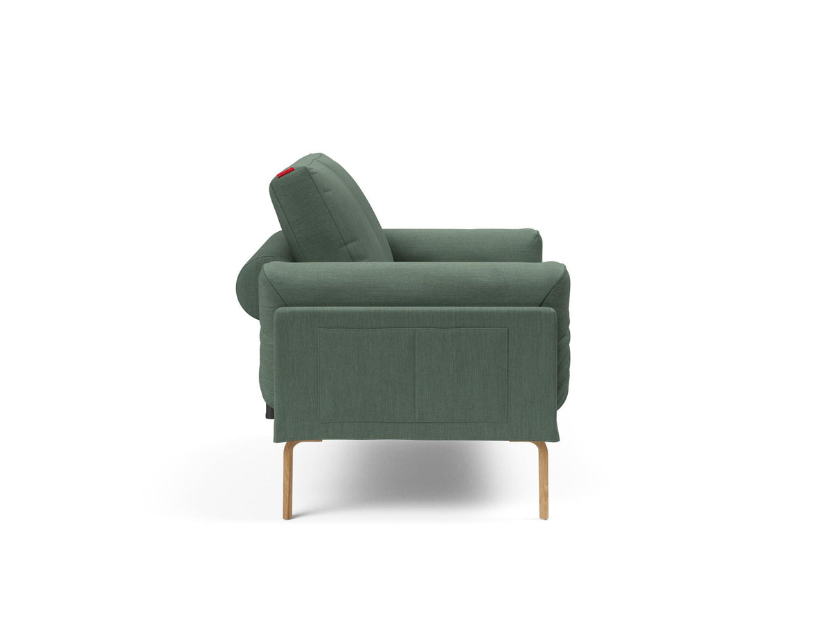 Rollo Bow Klappsofa 80 mit Gestellbezug Classic in 518 Elegance Green präsentiert im Onlineshop von KAQTU Design AG. Bettsofa ist von Innovation Living