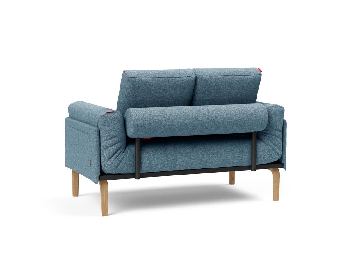 Rollo Bow Klappsofa 80 mit Gestellbezug Classic in 525 Mixed Dance Light Blue präsentiert im Onlineshop von KAQTU Design AG. Bettsofa ist von Innovation Living