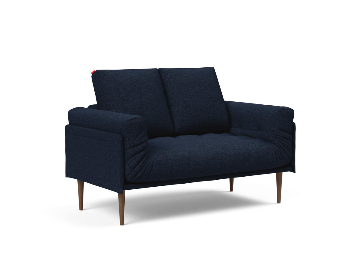 Rollo Styletto Klappsofa 80 mit Gestellbezug Classic in 528 Mixed Dance Blue präsentiert im Onlineshop von KAQTU Design AG. Bettsofa ist von Innovation Living