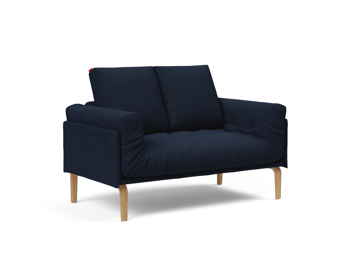 Rollo Bow Klappsofa 80 mit Gestellbezug Classic in 528 Mixed Dance Blue präsentiert im Onlineshop von KAQTU Design AG. Bettsofa ist von Innovation Living
