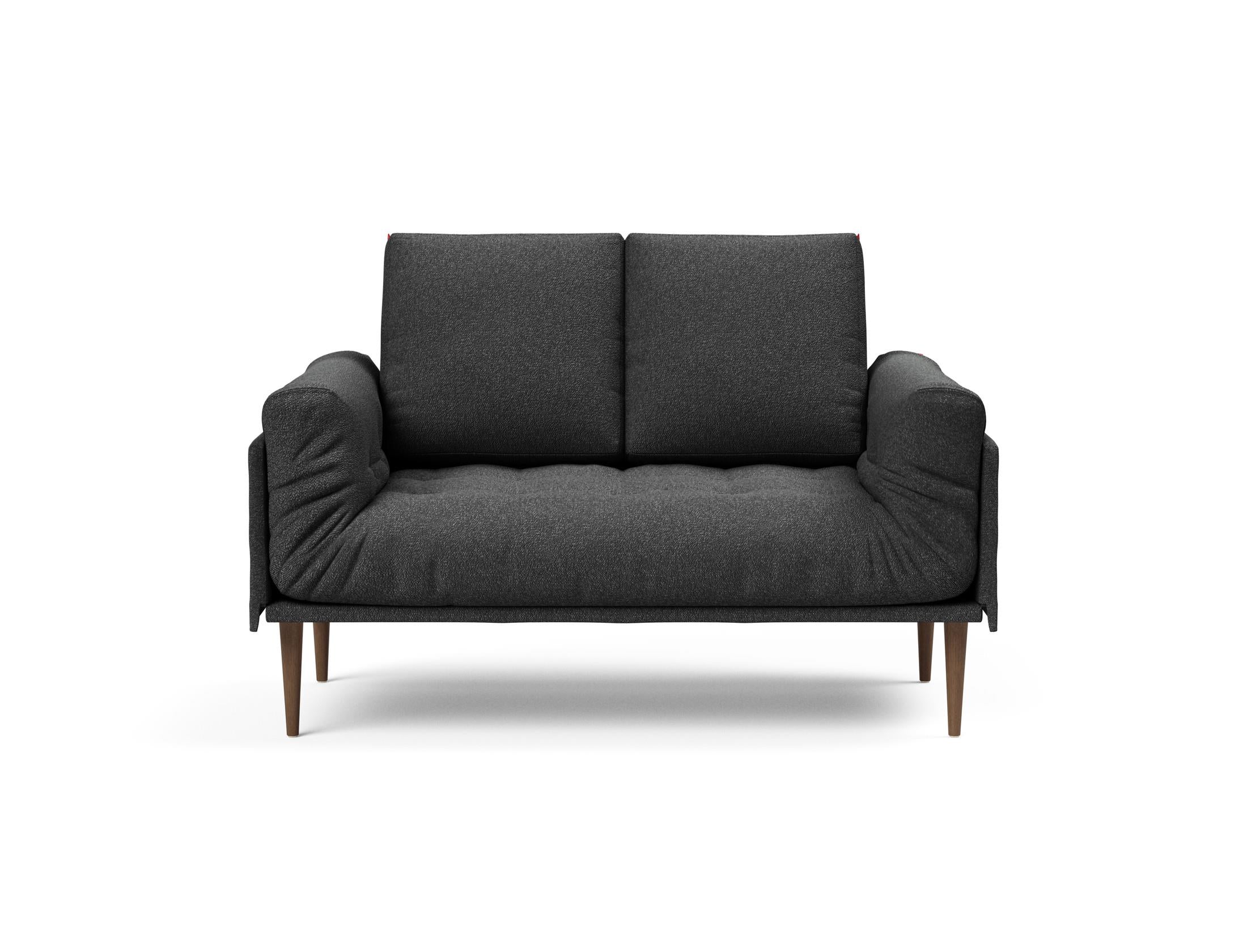 Entdecken Sie das Rollo Styletto Klappsofa 80 – ein elegantes, multifunktionales Sofa, das perfekten Komfort für kleine Wohnräume bietet.