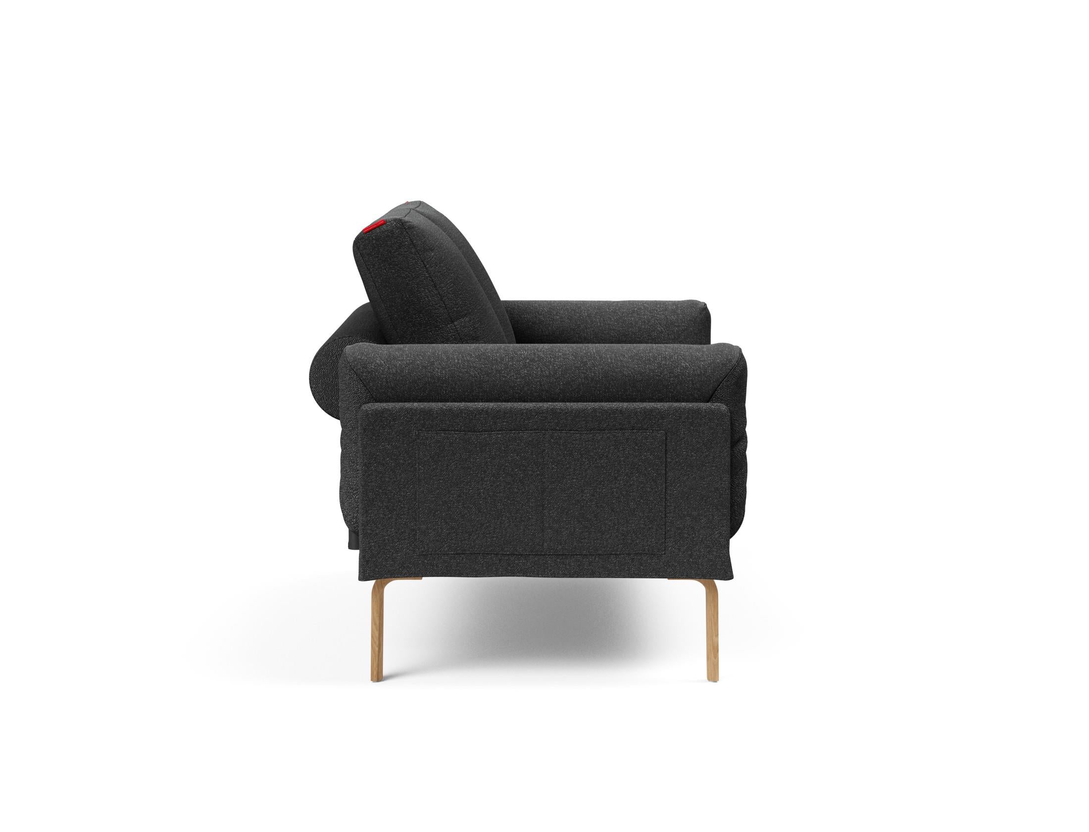 Entdecken Sie das Rollo Bow Klappsofa 80 von Innovation Living – ein elegantes, flexibles Sofa, das sich perfekt für kleine Räume eignet und höchsten Komfort bietet.