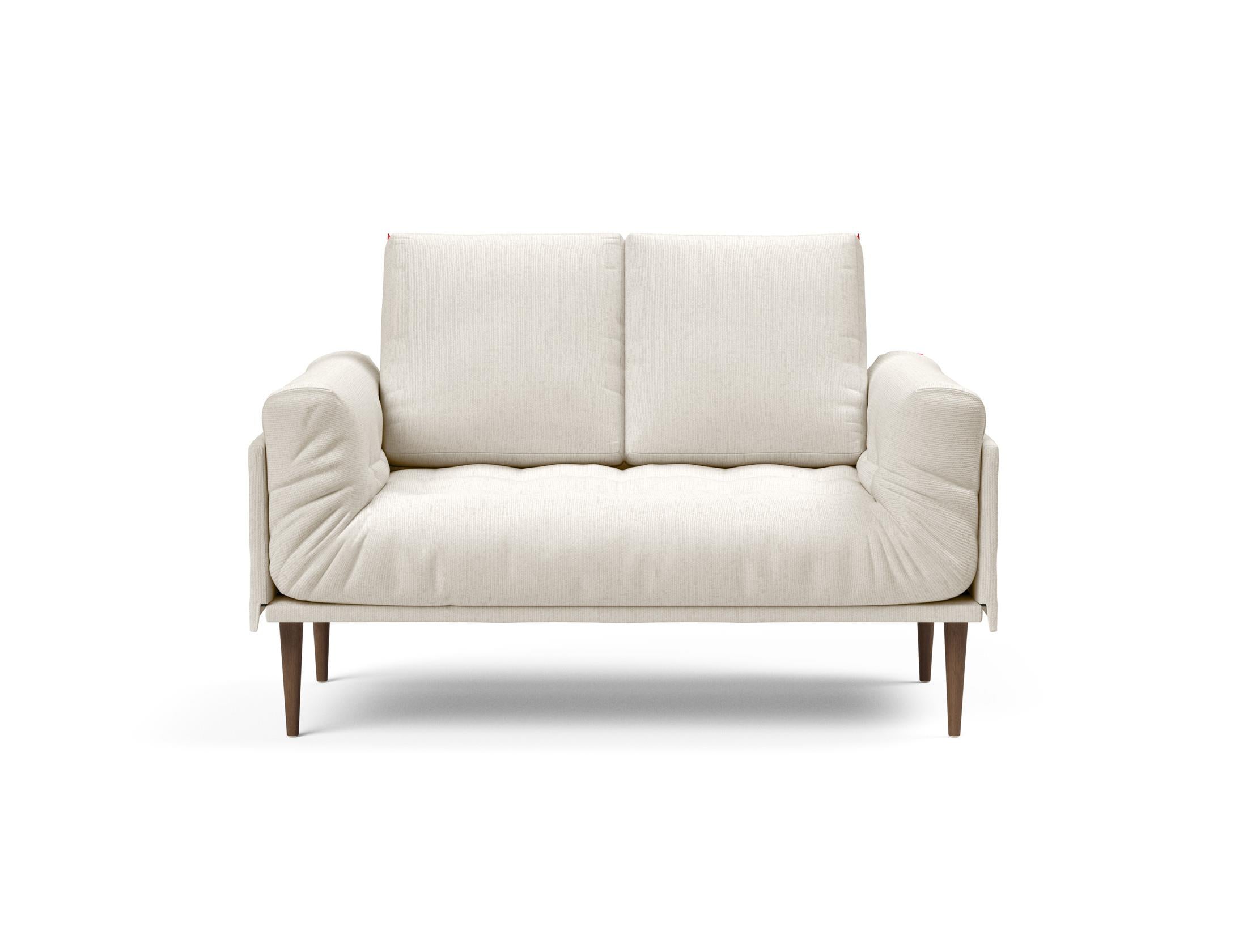 Entdecken Sie das Rollo Styletto Klappsofa 80 – ein elegantes, multifunktionales Sofa, das perfekten Komfort für kleine Wohnräume bietet.