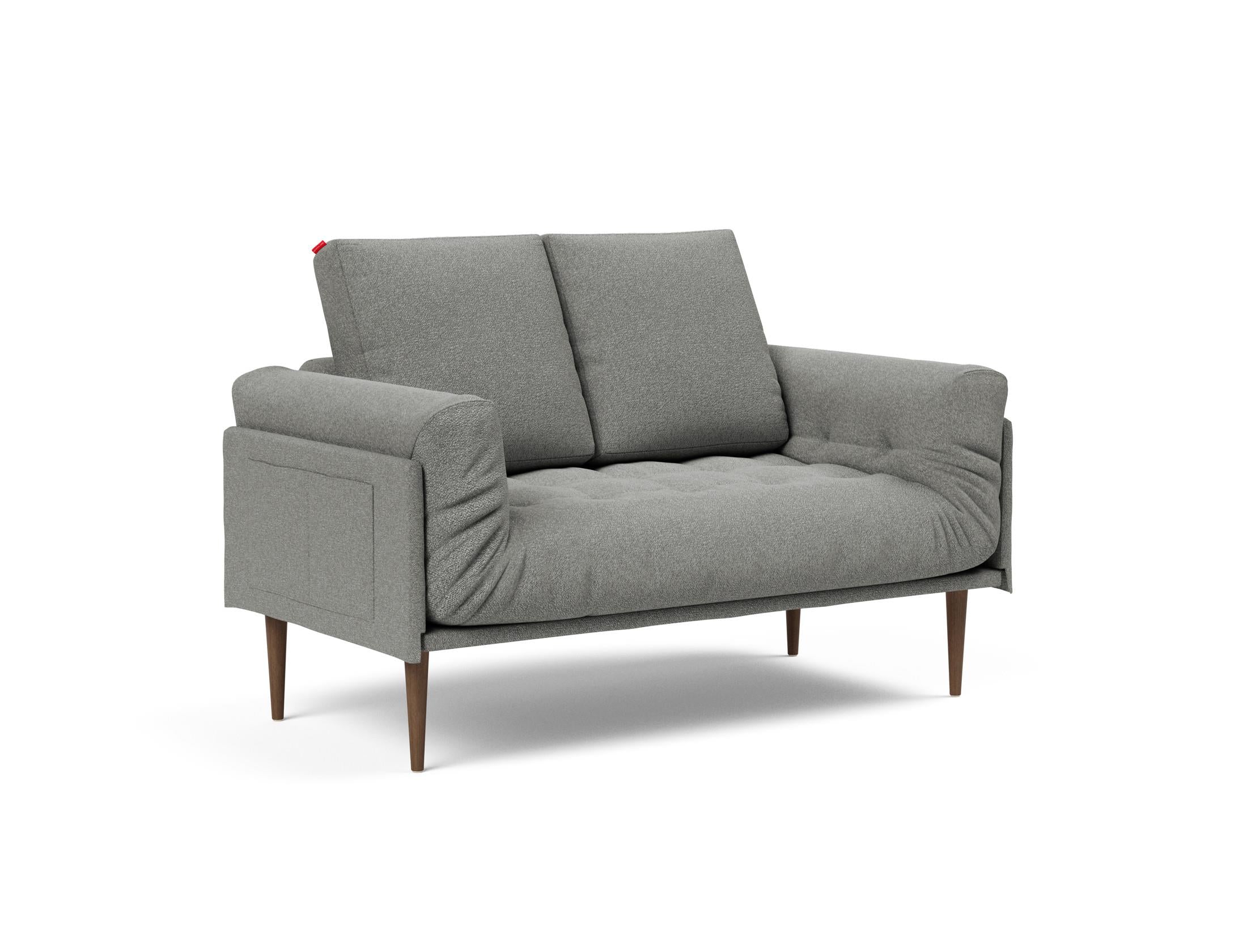 Entdecken Sie das Rollo Styletto Klappsofa 80 – ein elegantes, multifunktionales Sofa, das perfekten Komfort für kleine Wohnräume bietet.