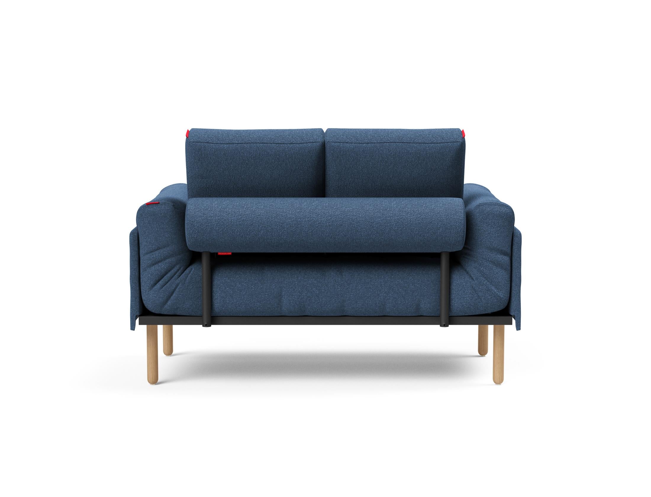 Entdecken Sie das Rollo Stem Klappsofa 80 von Innovation Living – ein stilvolles, multifunktionales Möbelstück, ideal für kleine Räume und Gäste.