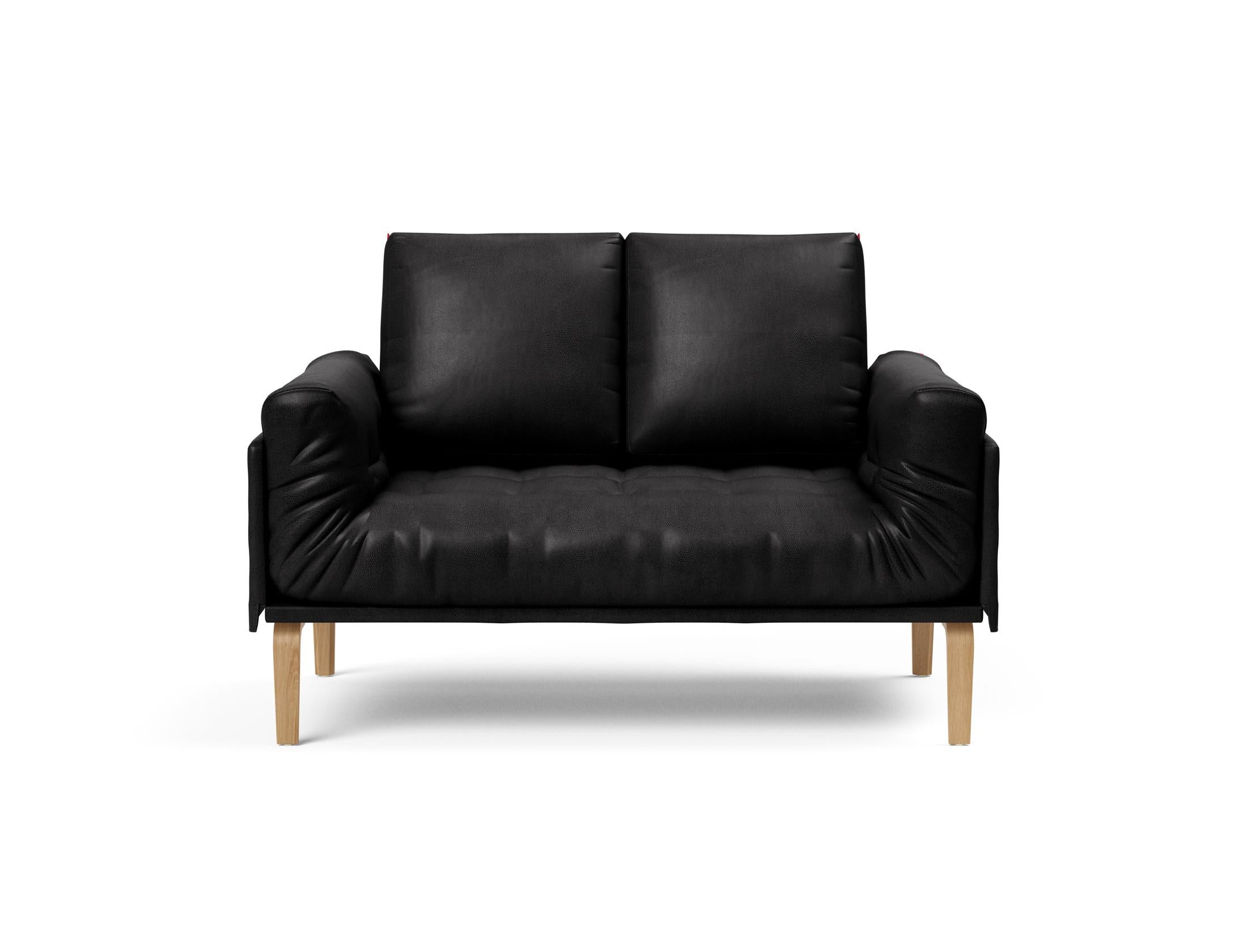 Erleben Sie das Rollo Bow Klappsofa 80 von Innovation Living – ein stilvolles, anpassbares Möbelstück, ideal für kompakte Wohnräume und optimalen Komfort.