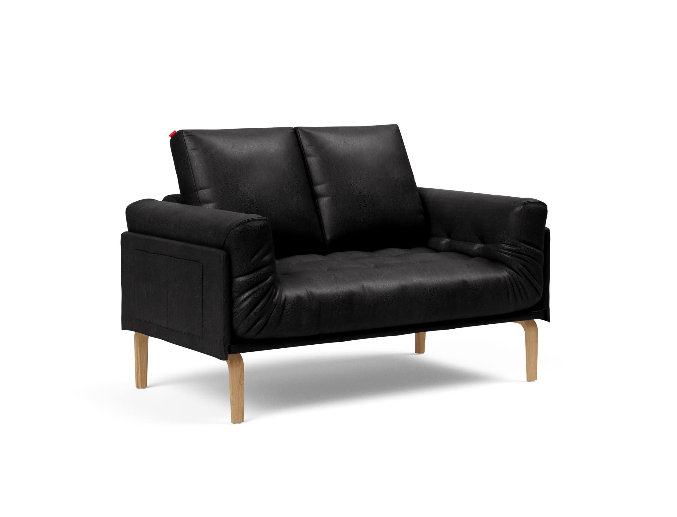 Entdecken Sie das Rollo Bow Klappsofa 80 von Innovation Living – ein elegantes, flexibles Sofa, das sich perfekt für kleine Räume eignet und höchsten Komfort bietet.