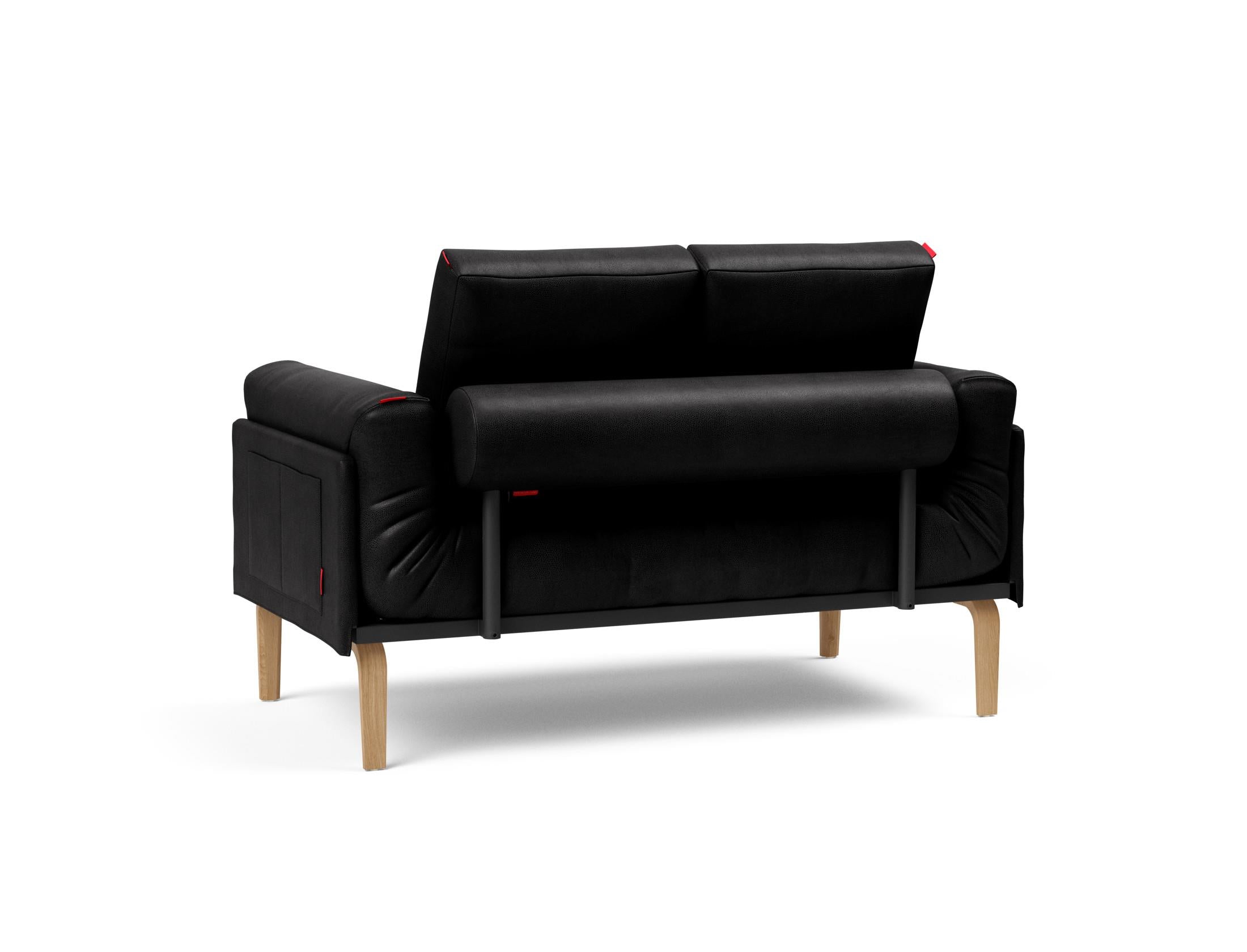 Erleben Sie das Rollo Bow Klappsofa 80 von Innovation Living – ein stilvolles, anpassbares Möbelstück, ideal für kompakte Wohnräume und optimalen Komfort.