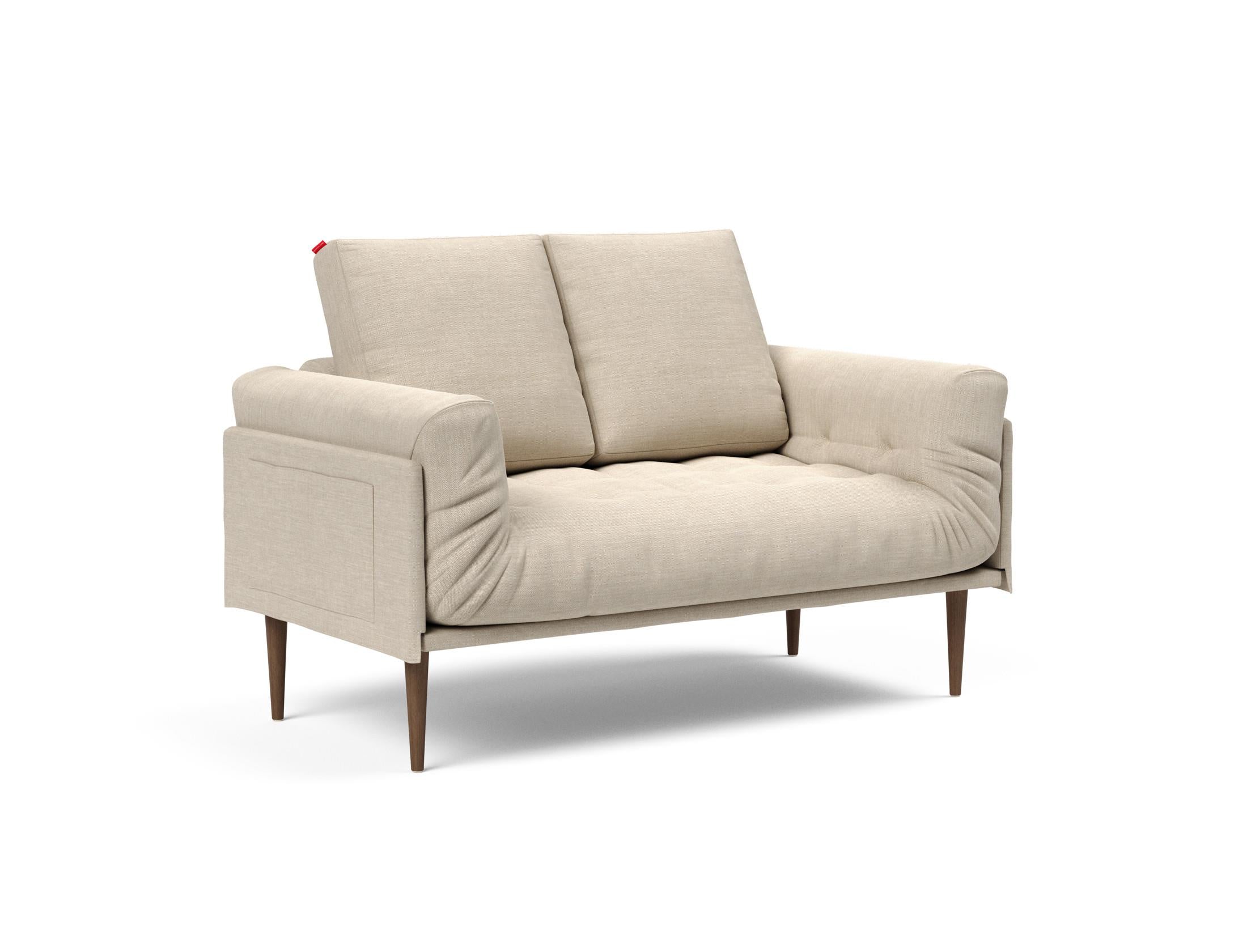 Entdecken Sie das Rollo Styletto Klappsofa 80 – ein elegantes, multifunktionales Sofa, das perfekten Komfort für kleine Wohnräume bietet.
