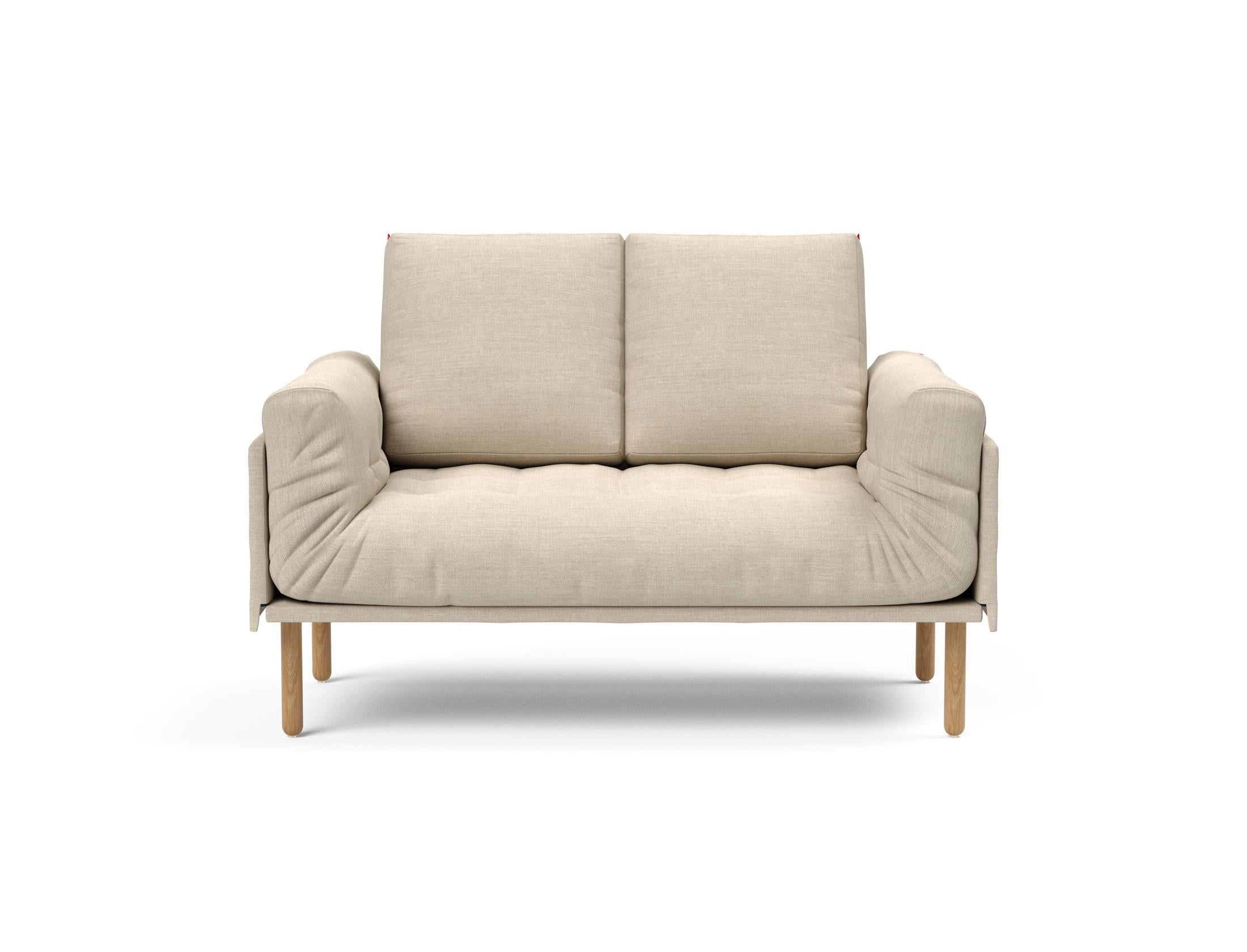 Entdecken Sie das Rollo Stem Klappsofa 80 von Innovation Living – ein stilvolles, multifunktionales Möbelstück, ideal für kleine Räume und Gäste.