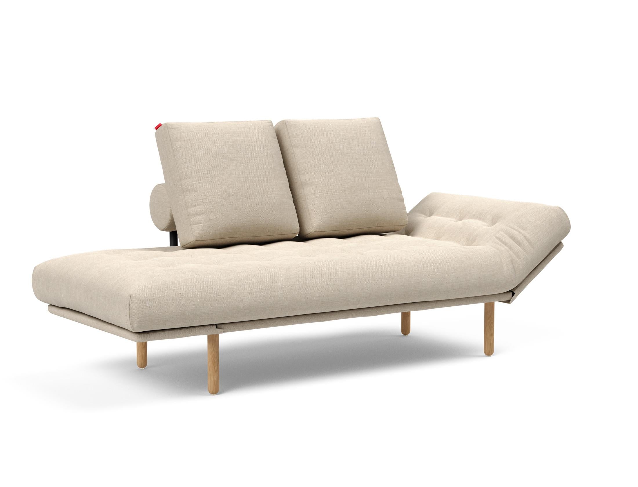 Entdecken Sie das Rollo Stem Klappsofa 80 von Innovation Living – ein stilvolles, multifunktionales Möbelstück, ideal für kleine Räume und Gäste.