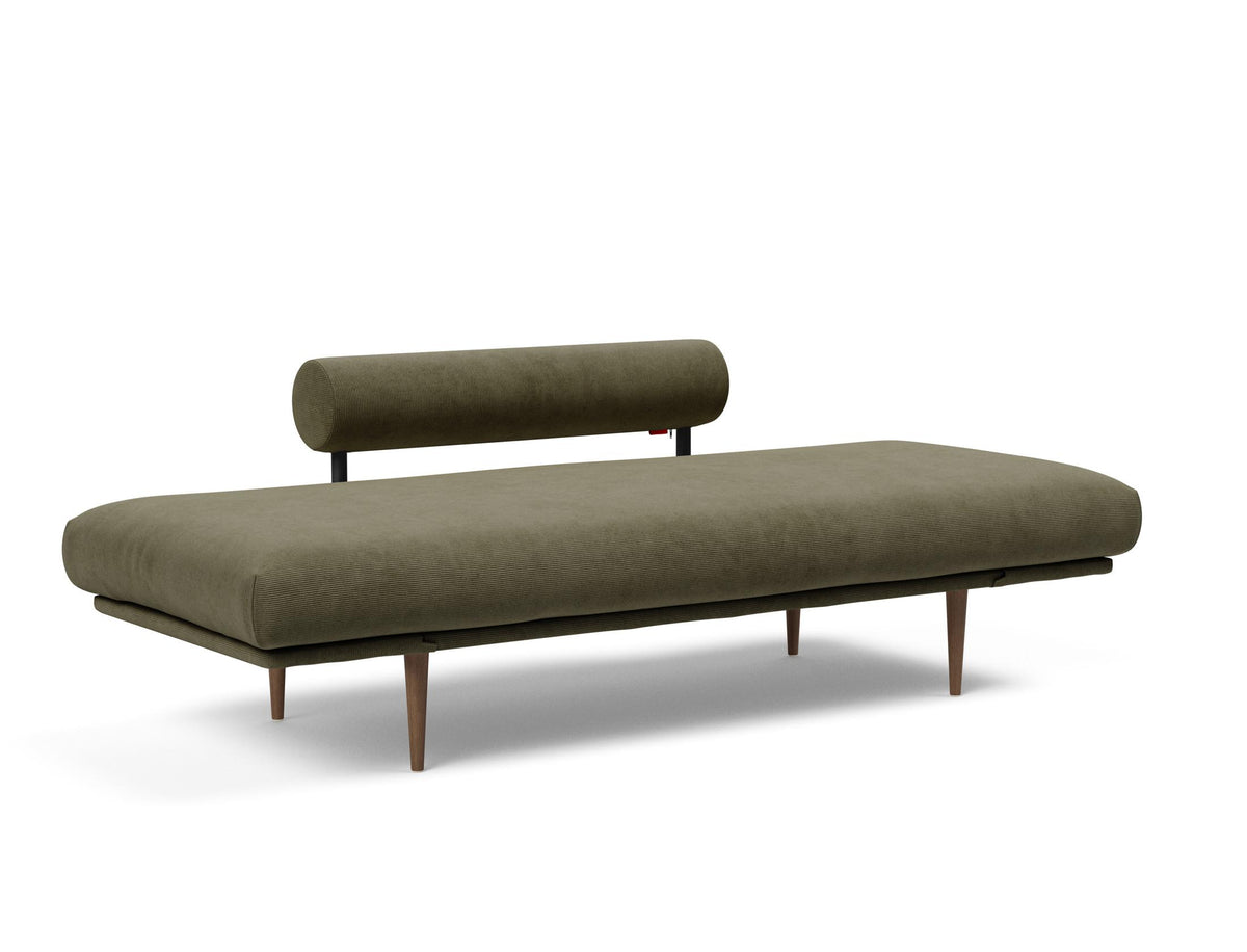 Rollo Styletto Klappsofa 80 mit Cover und Gestellbezug Classic in 316 Cordufine Pine Green präsentiert im Onlineshop von KAQTU Design AG. Bettsofa ist von Innovation Living