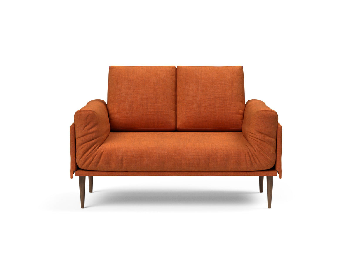 Rollo Styletto Klappsofa 80 mit Cover und Gestellbezug Classic in 412 Esina Rust Orange präsentiert im Onlineshop von KAQTU Design AG. Bettsofa ist von Innovation Living