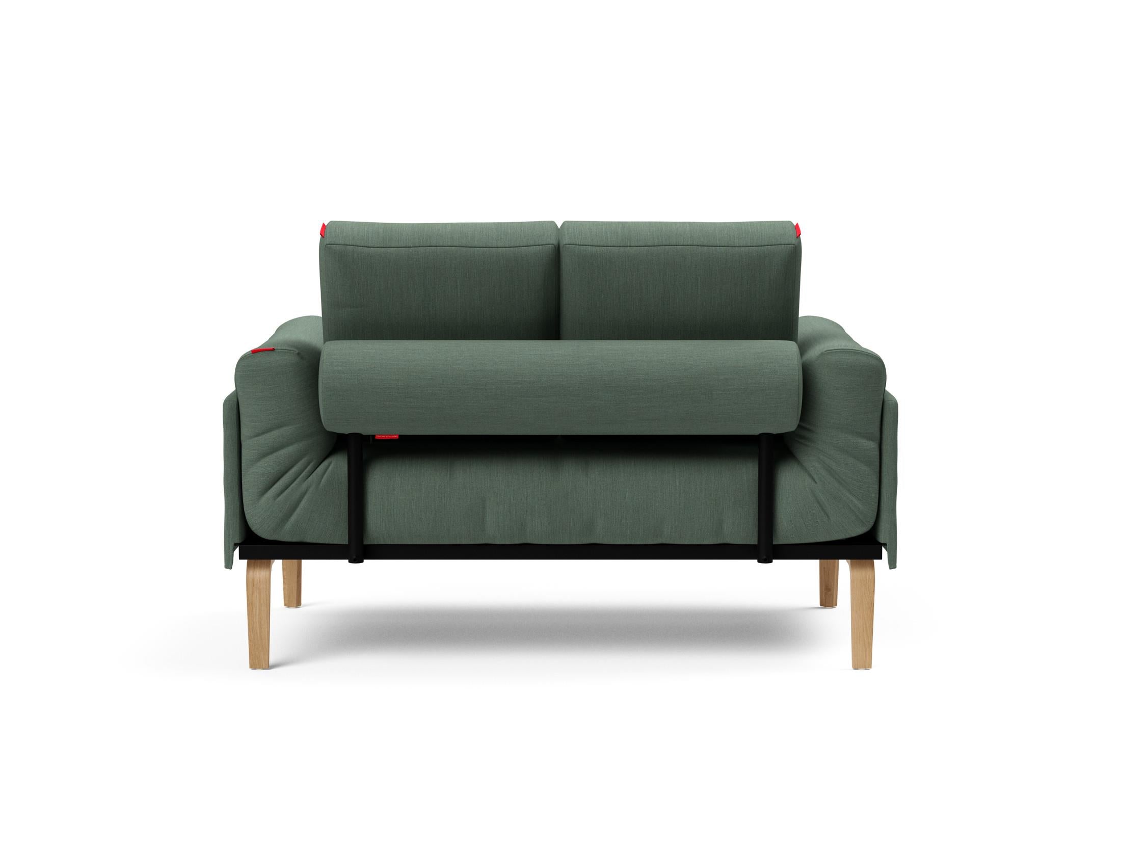 Erleben Sie das Rollo Bow Klappsofa 80 von Innovation Living – ein elegantes, platzsparendes Sofa, das sich perfekt an Ihre Bedürfnisse anpasst.