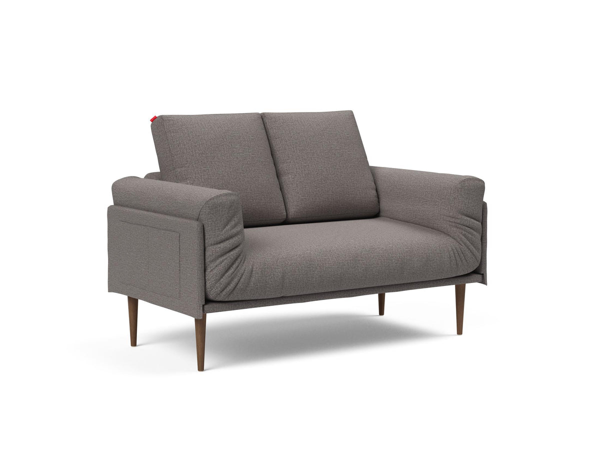 Rollo Styletto Klappsofa 80 mit Cover und Gestellbezug Classic in 521 Mixed Dance Grey präsentiert im Onlineshop von KAQTU Design AG. Bettsofa ist von Innovation Living