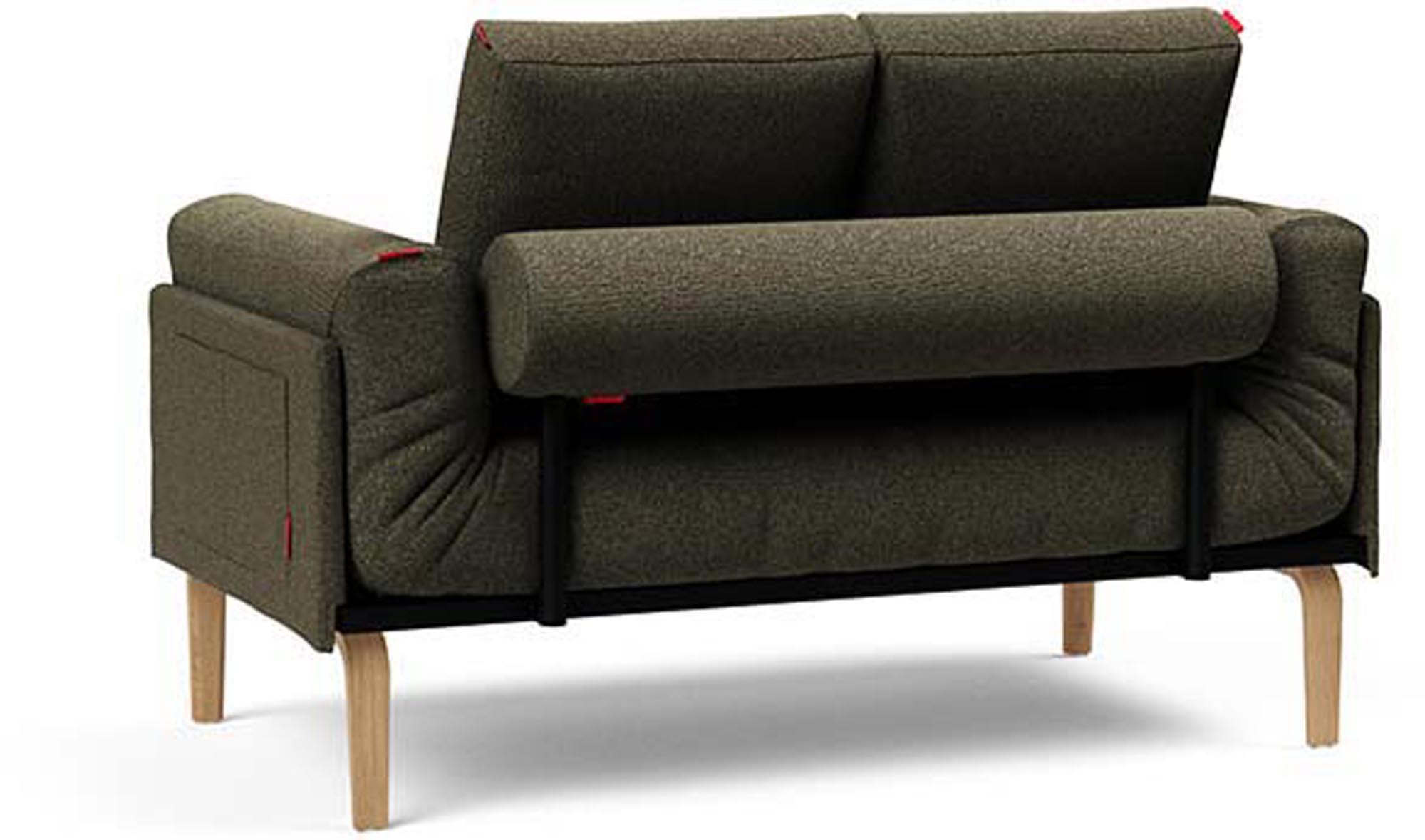 Entdecken Sie das Rollo Bow Klappsofa 80 von Innovation Living – stilvolles Design, anpassbare Höhe und praktischer Stauraum für Ihr Zuhause.