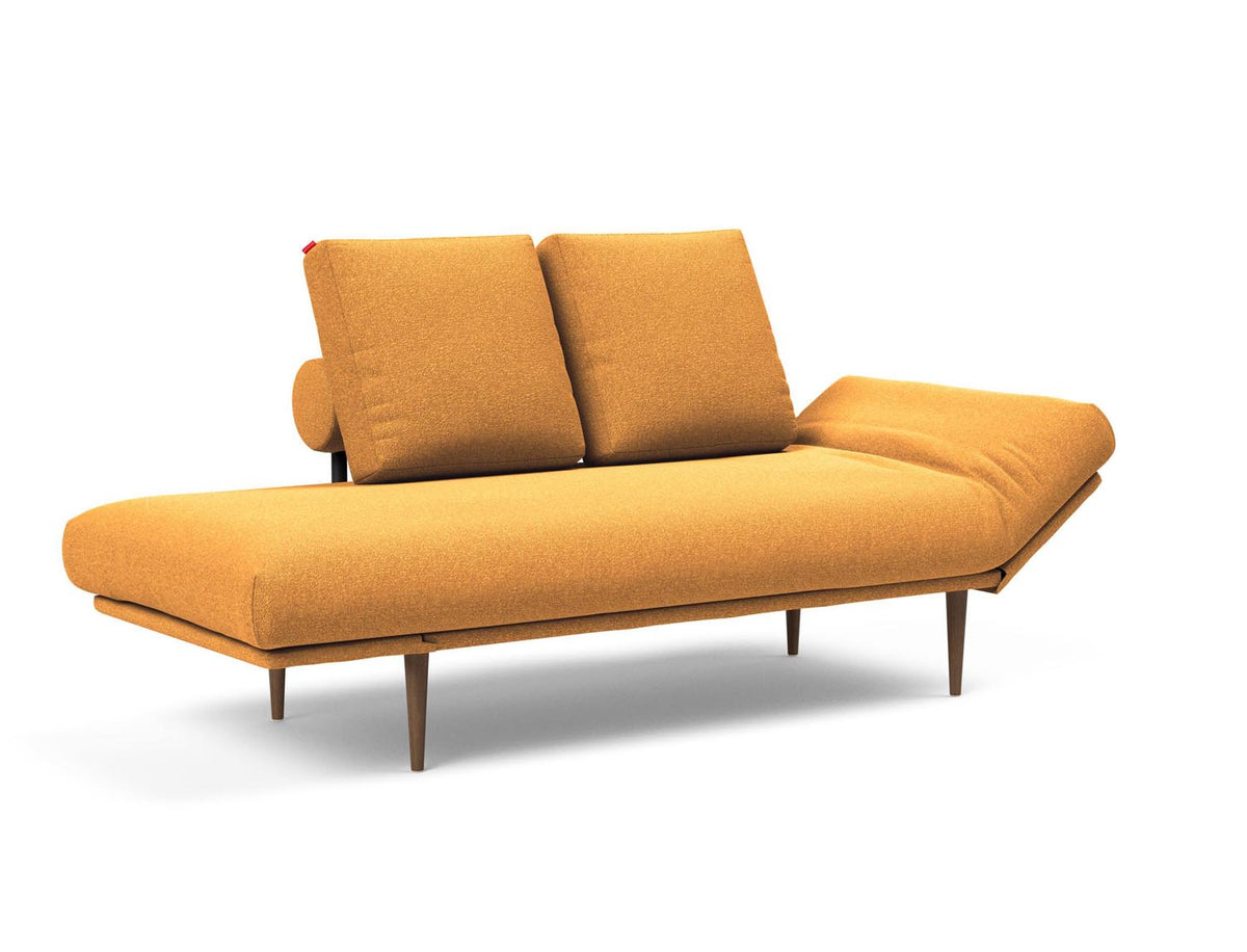 Rollo Styletto Klappsofa 80 mit Cover und Gestellbezug Classic in 536 Bouclé Ochre präsentiert im Onlineshop von KAQTU Design AG. Bettsofa ist von Innovation Living