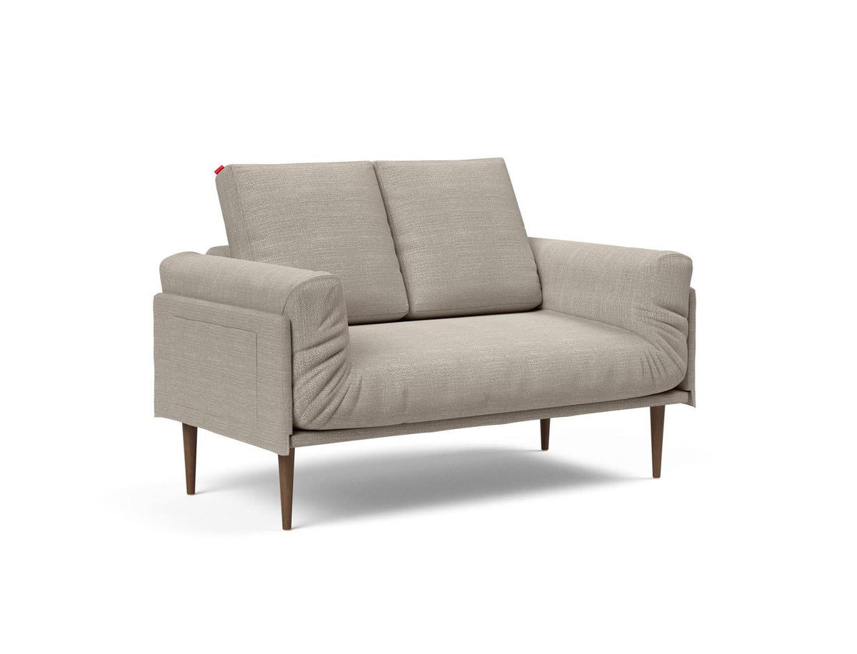 Rollo Styletto Klappsofa 80 mit Cover und Gestellbezug Classic in 579 Kenya Gravel präsentiert im Onlineshop von KAQTU Design AG. Bettsofa ist von Innovation Living