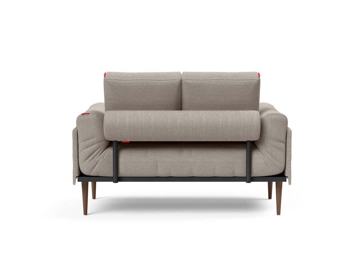 Rollo Styletto Klappsofa 80 mit Cover und Gestellbezug Classic in 579 Kenya Gravel präsentiert im Onlineshop von KAQTU Design AG. Bettsofa ist von Innovation Living