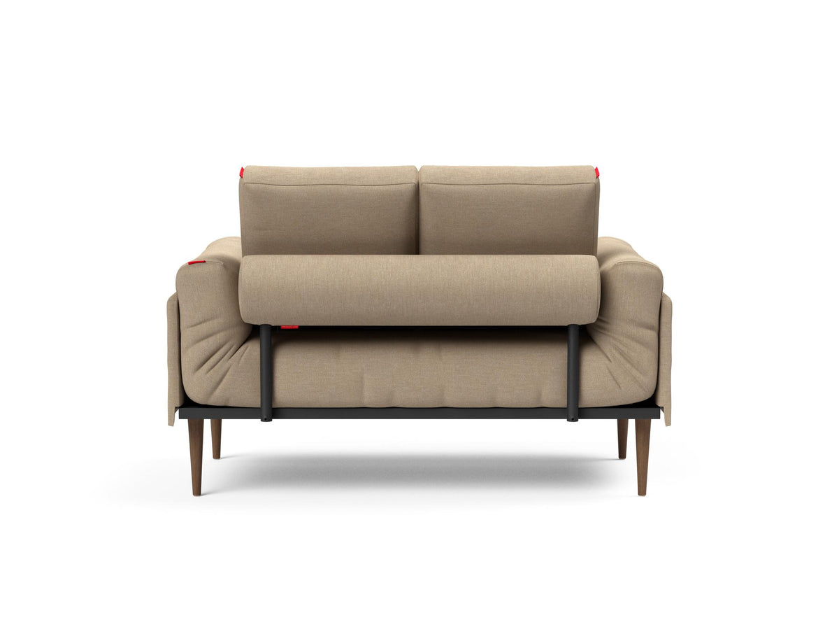 Rollo Styletto Klappsofa 80 mit Cover und Gestellbezug Classic in 587 Phobos Mocha präsentiert im Onlineshop von KAQTU Design AG. Bettsofa ist von Innovation Living