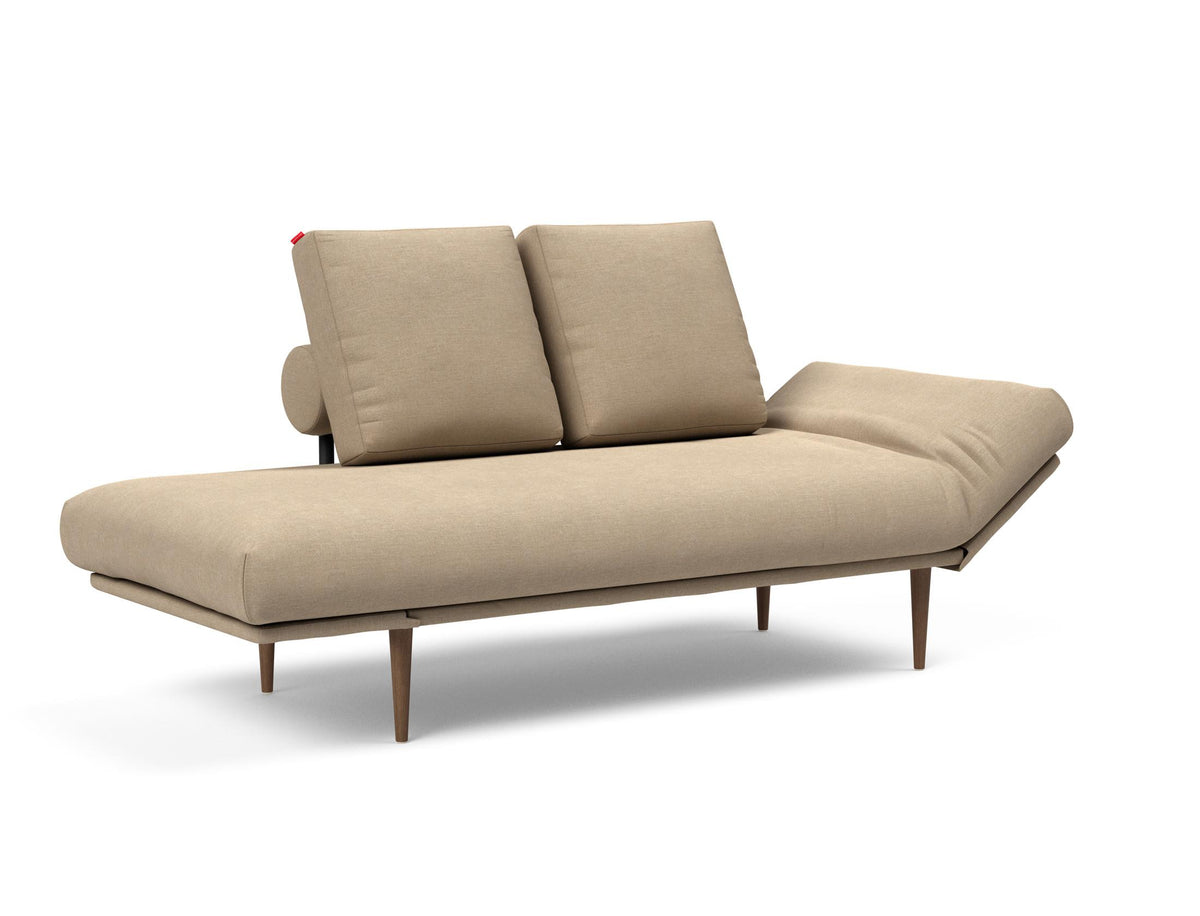 Rollo Styletto Klappsofa 80 mit Cover und Gestellbezug Classic in 587 Phobos Mocha präsentiert im Onlineshop von KAQTU Design AG. Bettsofa ist von Innovation Living