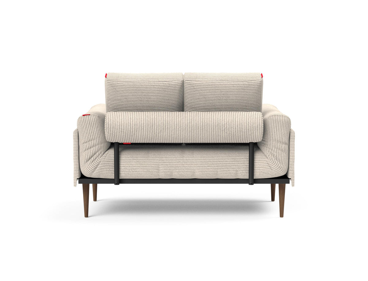 Rollo Styletto Klappsofa 80 mit Cover und Gestellbezug Classic in 594 Corduroy Ivory präsentiert im Onlineshop von KAQTU Design AG. Bettsofa ist von Innovation Living
