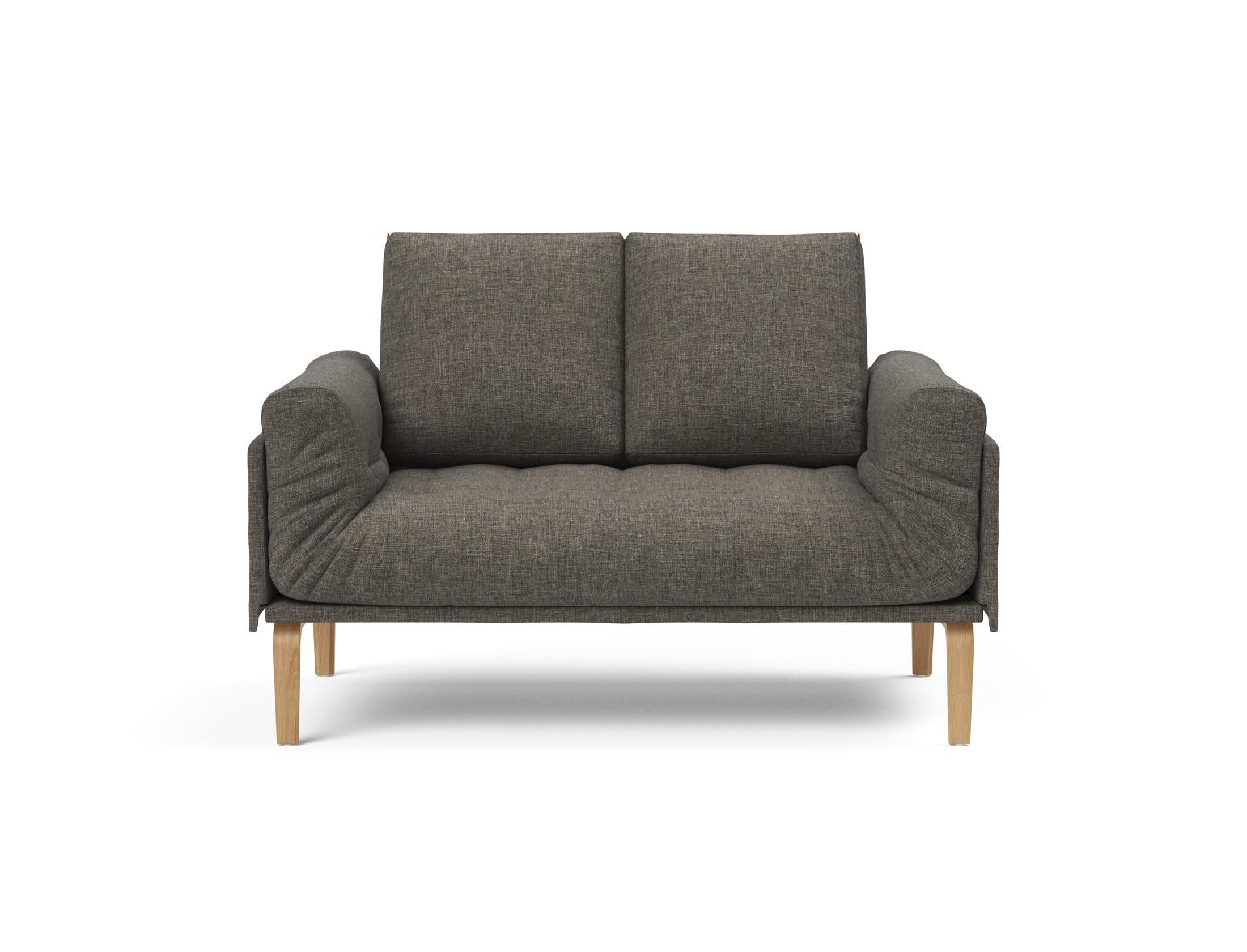 Entdecken Sie das Rollo Bow Klappsofa 80 von Innovation Living – ein flexibles Tagesbett mit hochwertiger Schaumstoffmatratze und modernem Design.