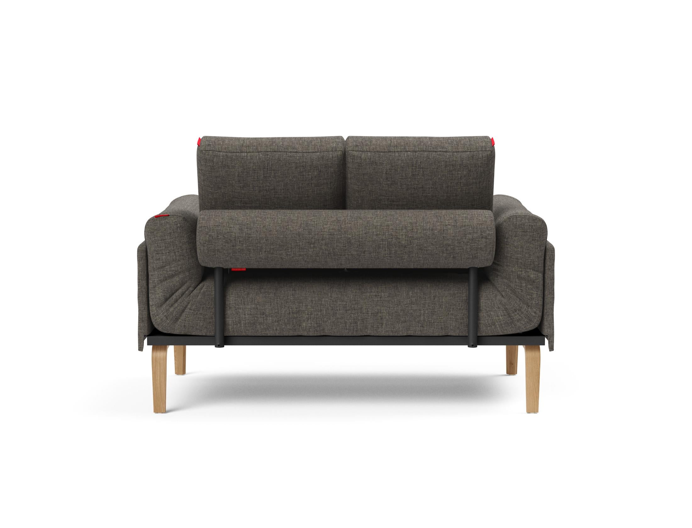 Erleben Sie das Rollo Bow Klappsofa 80 von Innovation Living – ein stilvolles, anpassbares Möbelstück, das Komfort und Funktionalität für kleine Räume vereint.