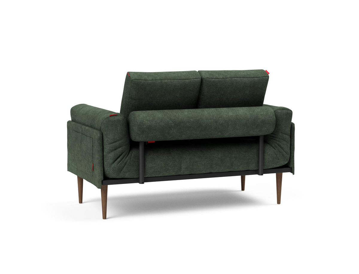 Rollo Styletto Klappsofa 80 mit Gestellbezug Spring in 281 Avella Pine Green präsentiert im Onlineshop von KAQTU Design AG. Bettsofa ist von Innovation Living