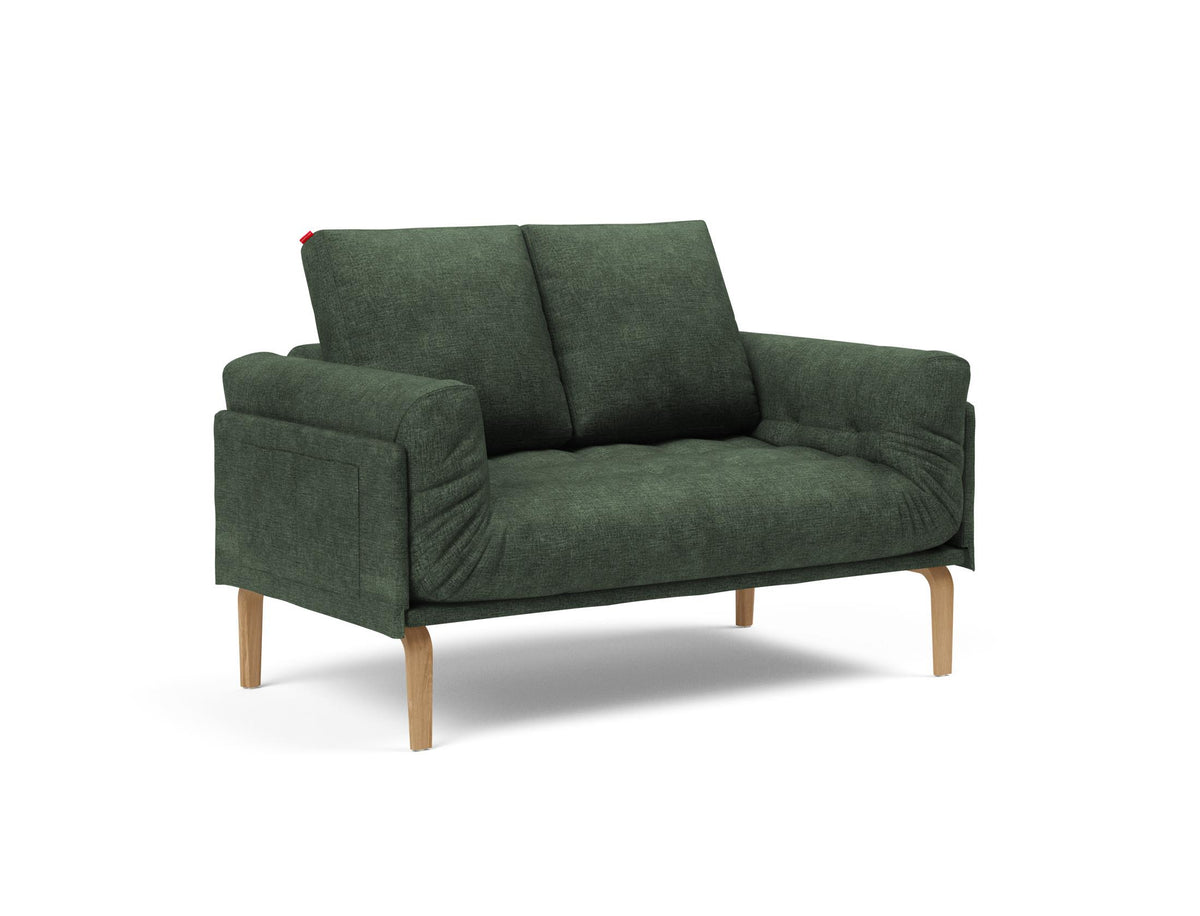 Rollo Bow Klappsofa 80 mit Gestellbezug Spring in 281 Avella Pine Green präsentiert im Onlineshop von KAQTU Design AG. Bettsofa ist von Innovation Living