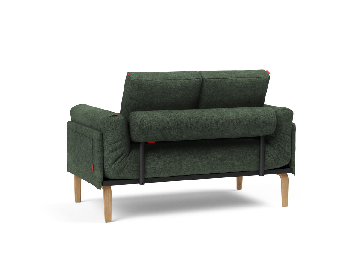 Rollo Bow Klappsofa 80 mit Gestellbezug Spring in 281 Avella Pine Green präsentiert im Onlineshop von KAQTU Design AG. Bettsofa ist von Innovation Living