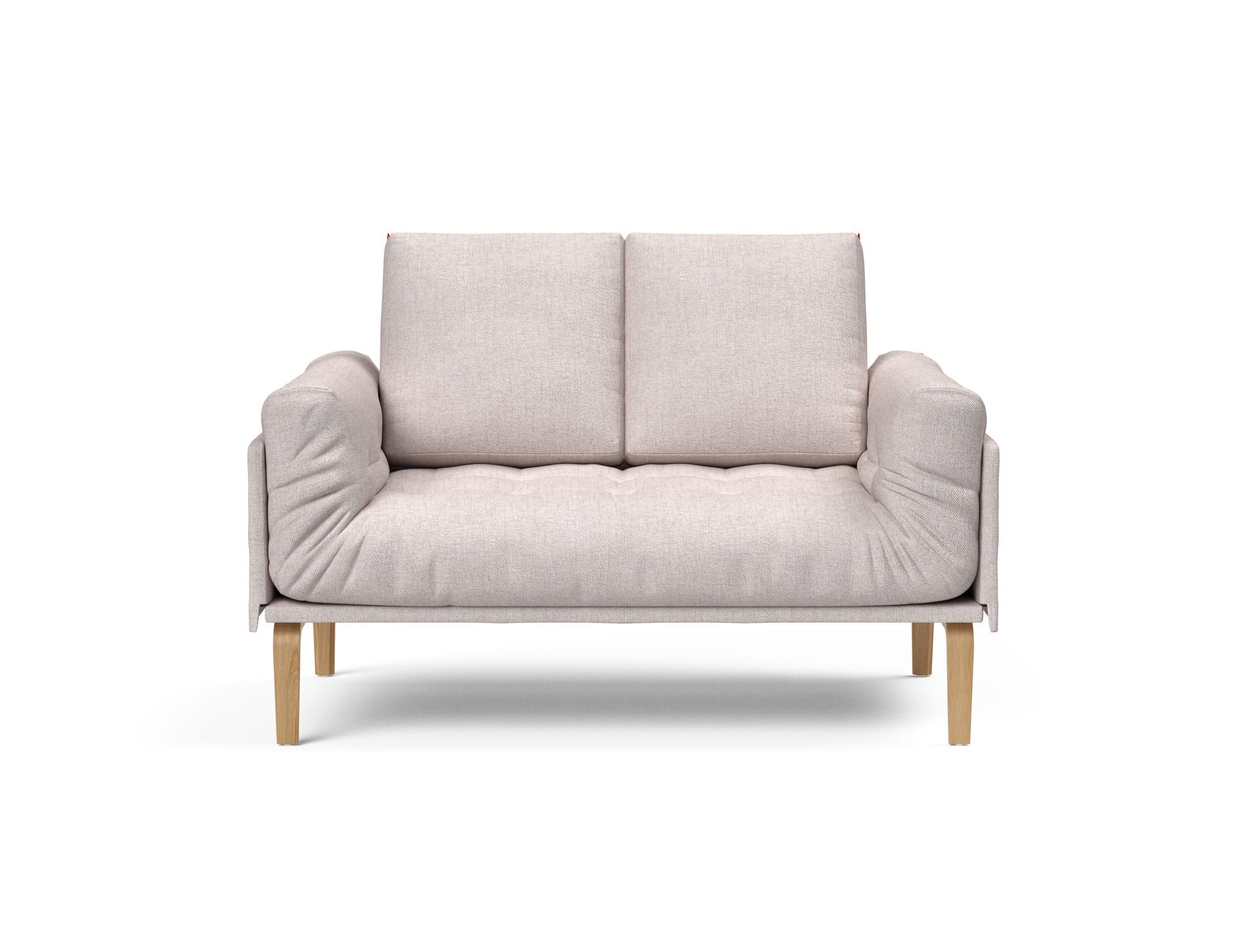 Entdecken Sie das Rollo Bow Klappsofa 80 von Innovation Living – ein elegantes, flexibles Tagesbett, das modernen Wohnkomfort auf kleinem Raum bietet.