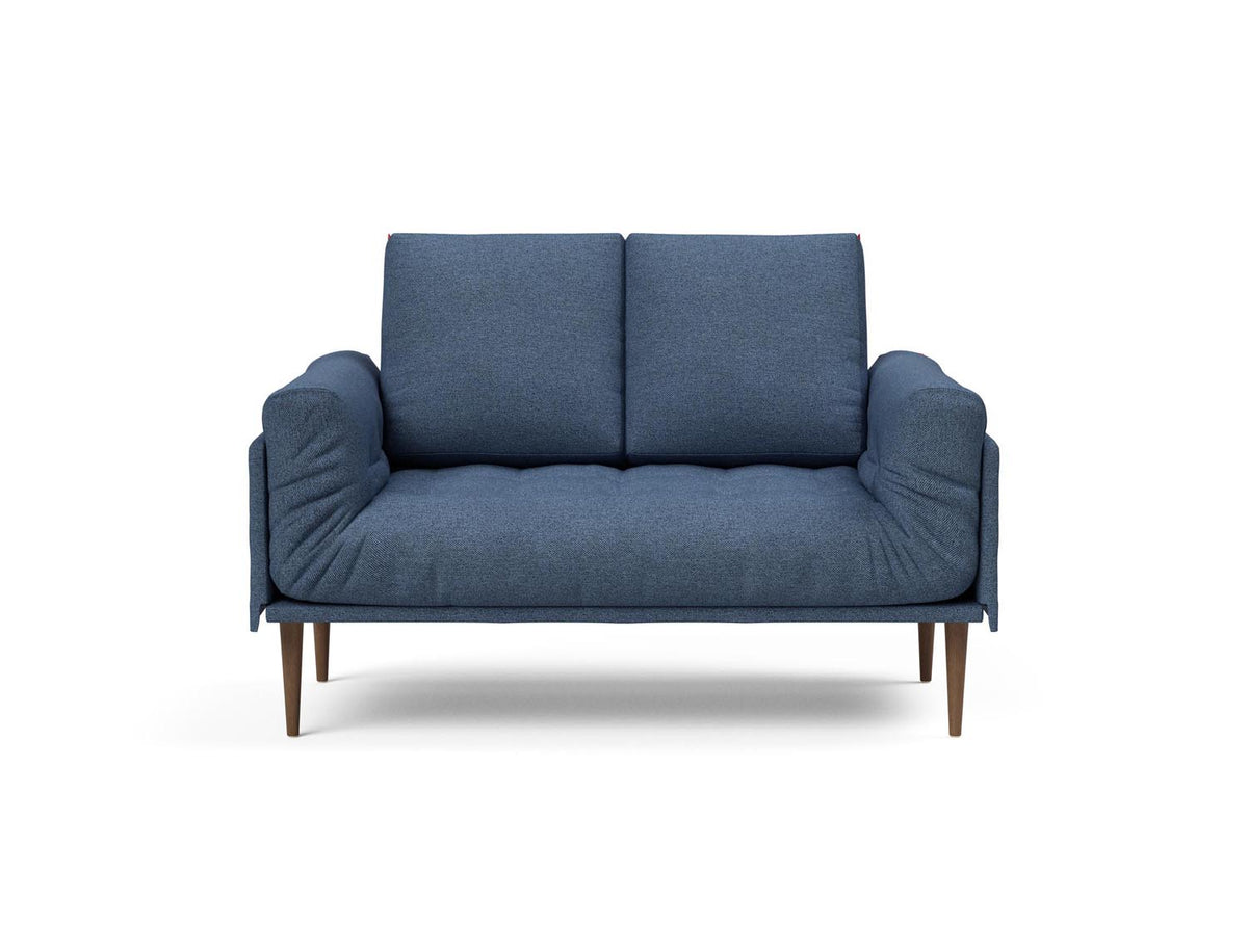 Rollo Styletto Klappsofa 80 mit Gestellbezug Spring in 302 Weda Blue präsentiert im Onlineshop von KAQTU Design AG. Bettsofa ist von Innovation Living