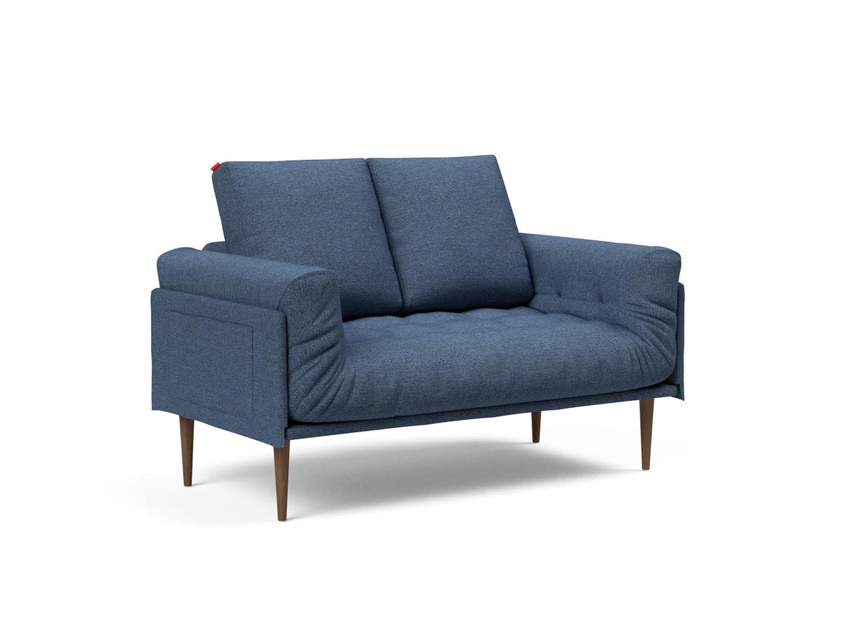 Rollo Styletto Klappsofa 80 mit Gestellbezug Spring in 302 Weda Blue präsentiert im Onlineshop von KAQTU Design AG. Bettsofa ist von Innovation Living