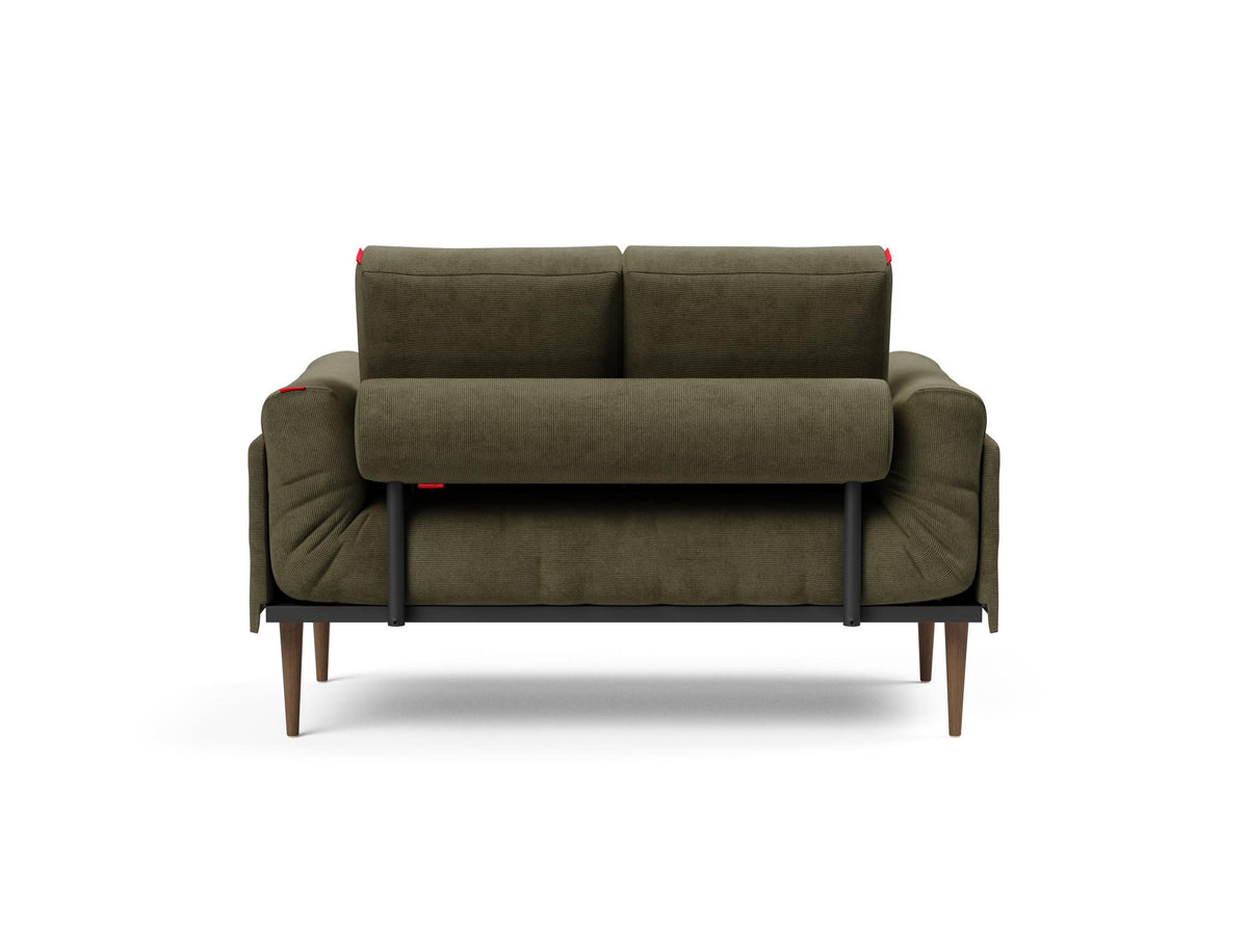 Rollo Styletto Klappsofa 80 mit Gestellbezug Spring in 316 Cordufine Pine Green präsentiert im Onlineshop von KAQTU Design AG. Bettsofa ist von Innovation Living
