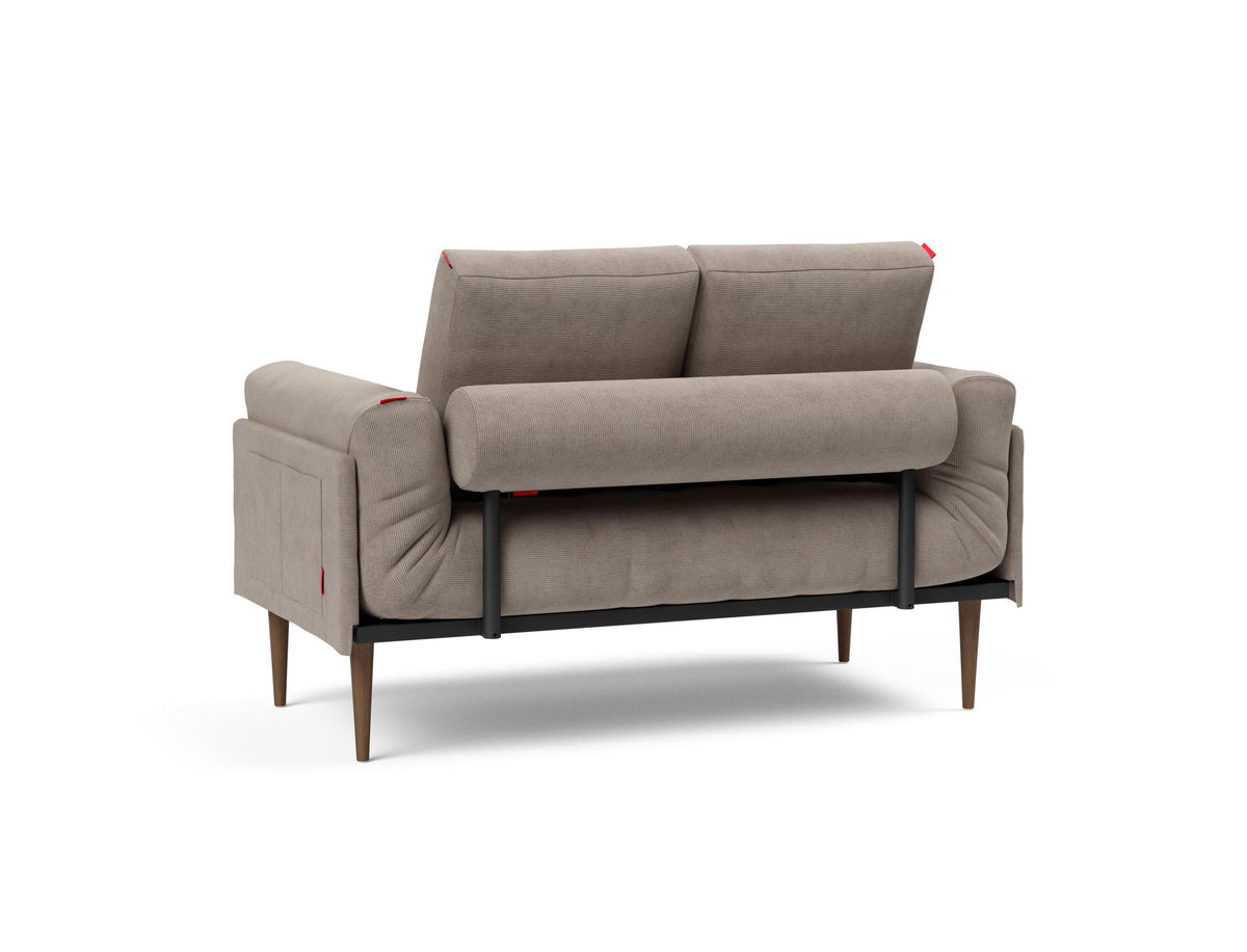 Rollo Styletto Klappsofa 80 mit Gestellbezug Spring in 318 Cordufine Beige präsentiert im Onlineshop von KAQTU Design AG. Bettsofa ist von Innovation Living