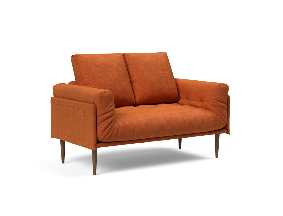 Rollo Styletto Klappsofa 80 mit Gestellbezug Spring in 412 Esina Rust Orange präsentiert im Onlineshop von KAQTU Design AG. Bettsofa ist von Innovation Living