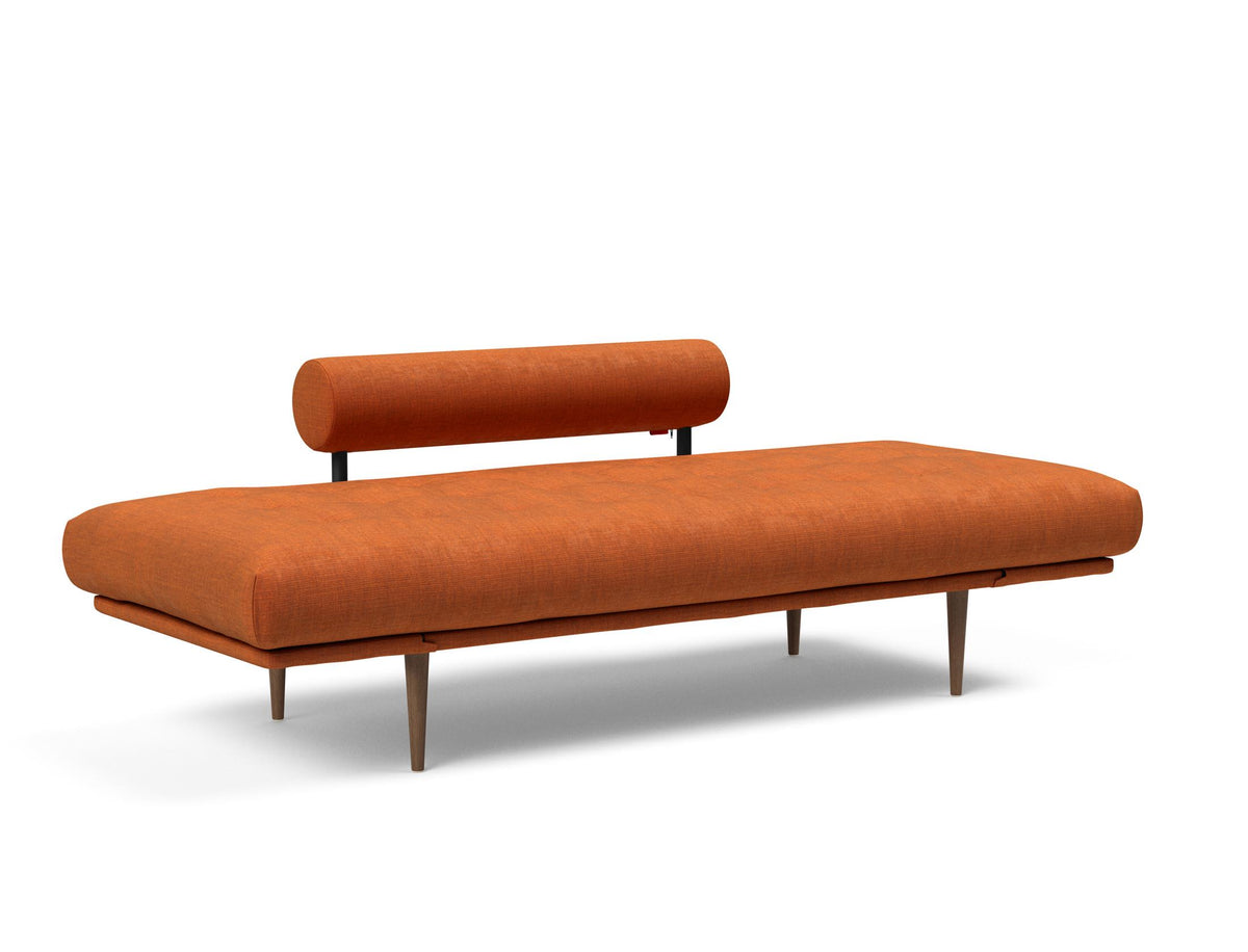 Rollo Styletto Klappsofa 80 mit Gestellbezug Spring in 412 Esina Rust Orange präsentiert im Onlineshop von KAQTU Design AG. Bettsofa ist von Innovation Living